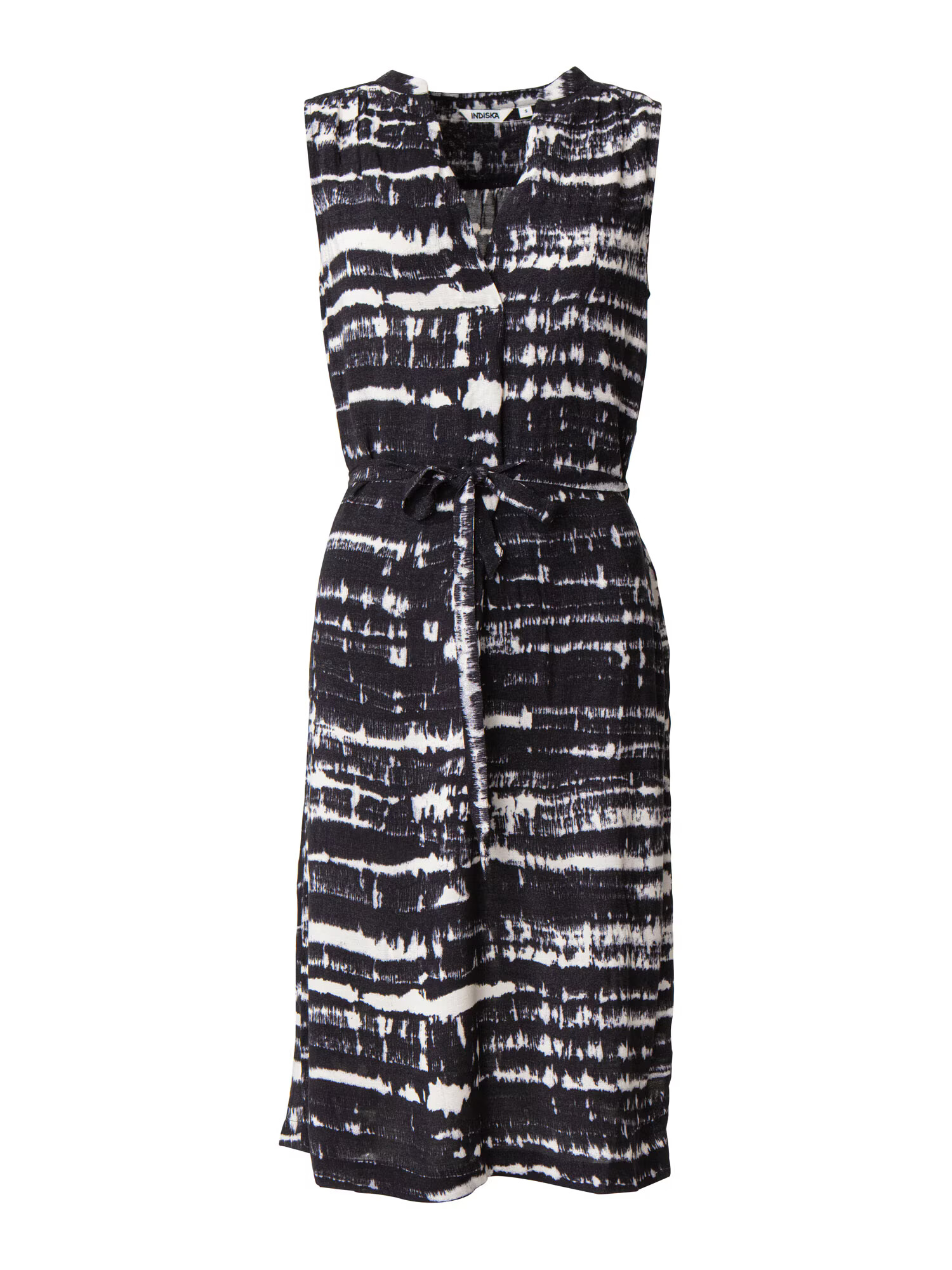 Indiska Rochie 'Cilia' negru / alb - Pled.ro