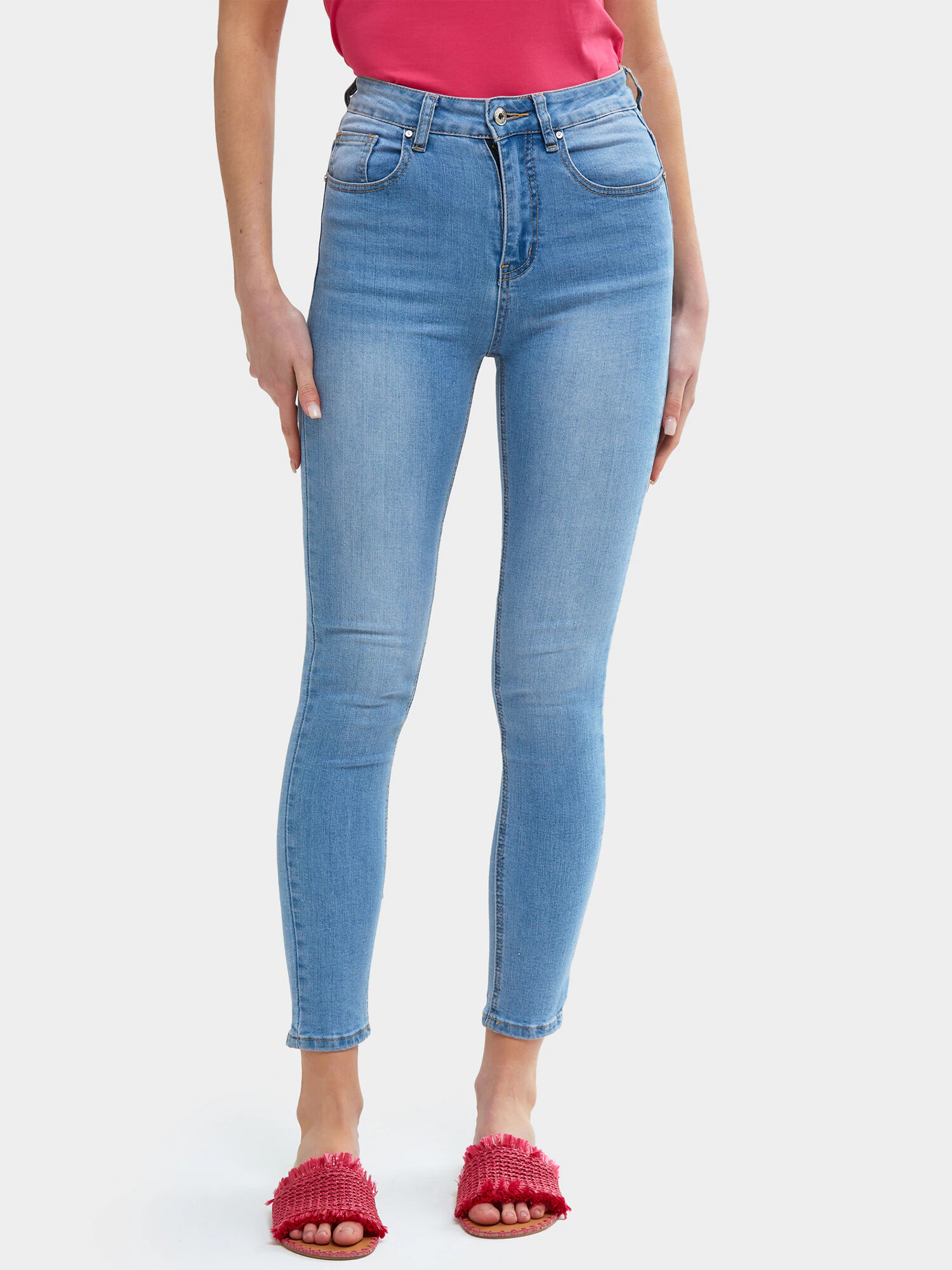 Influencer Jeans albastru deschis - Pled.ro