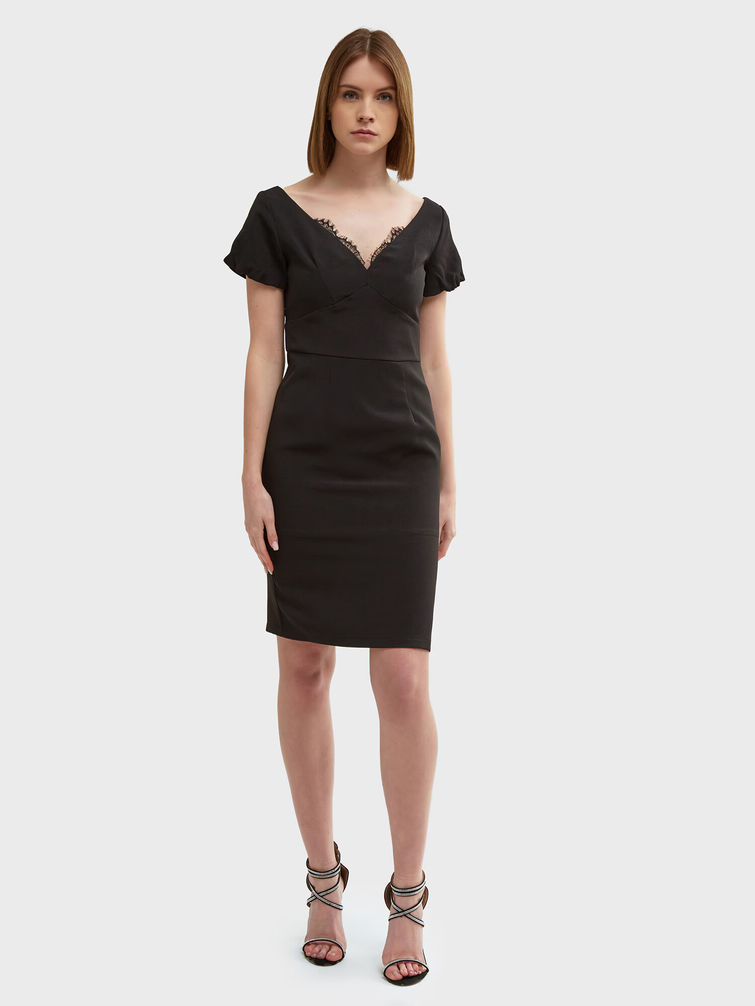 Influencer Rochie negru - Pled.ro