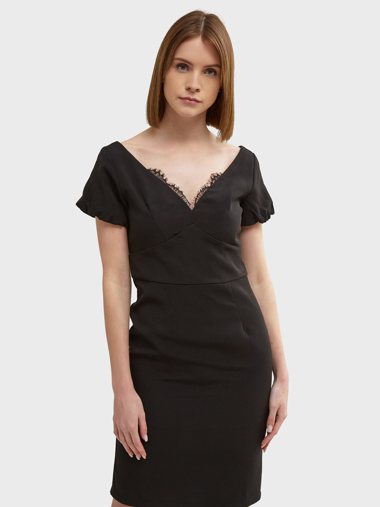 Influencer Rochie negru - Pled.ro