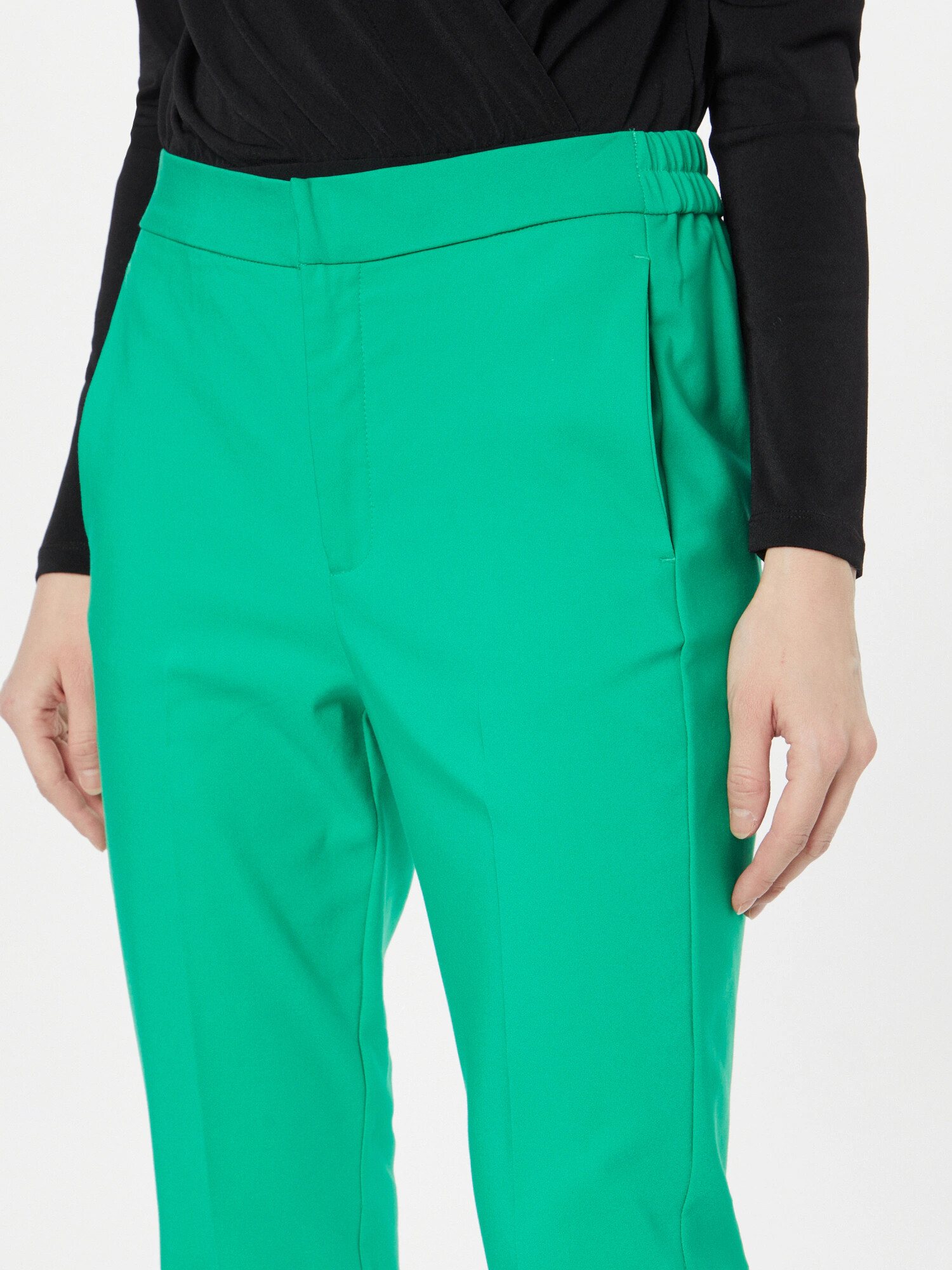 InWear Pantaloni cu dungă 'Zella' verde - Pled.ro