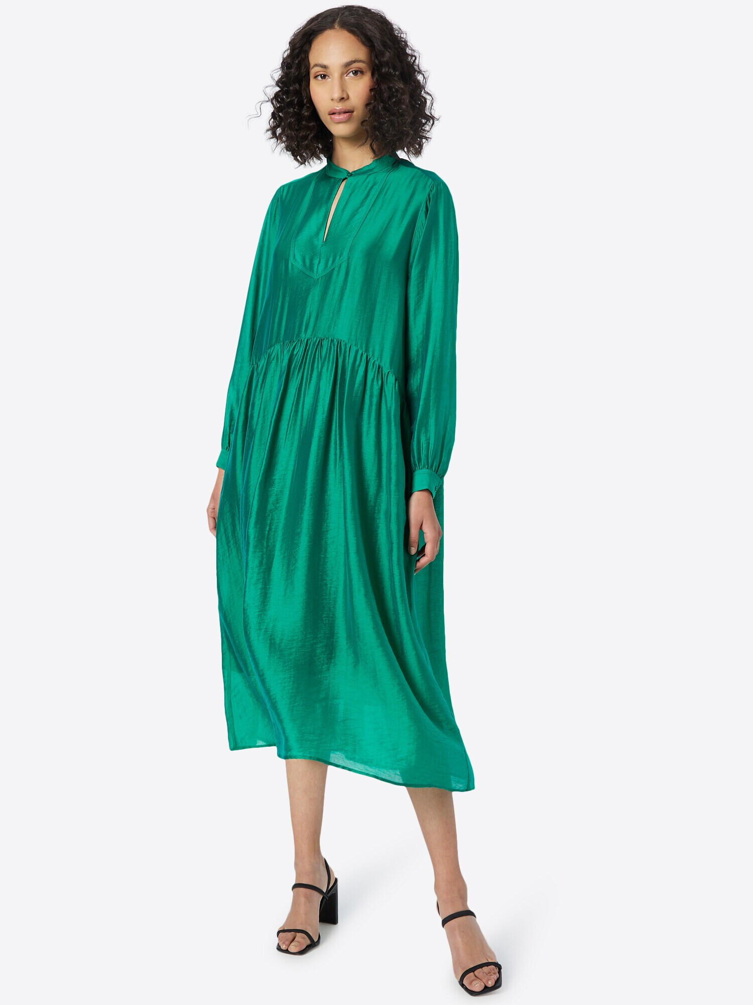 InWear Rochie tip bluză 'Melena' verde - Pled.ro