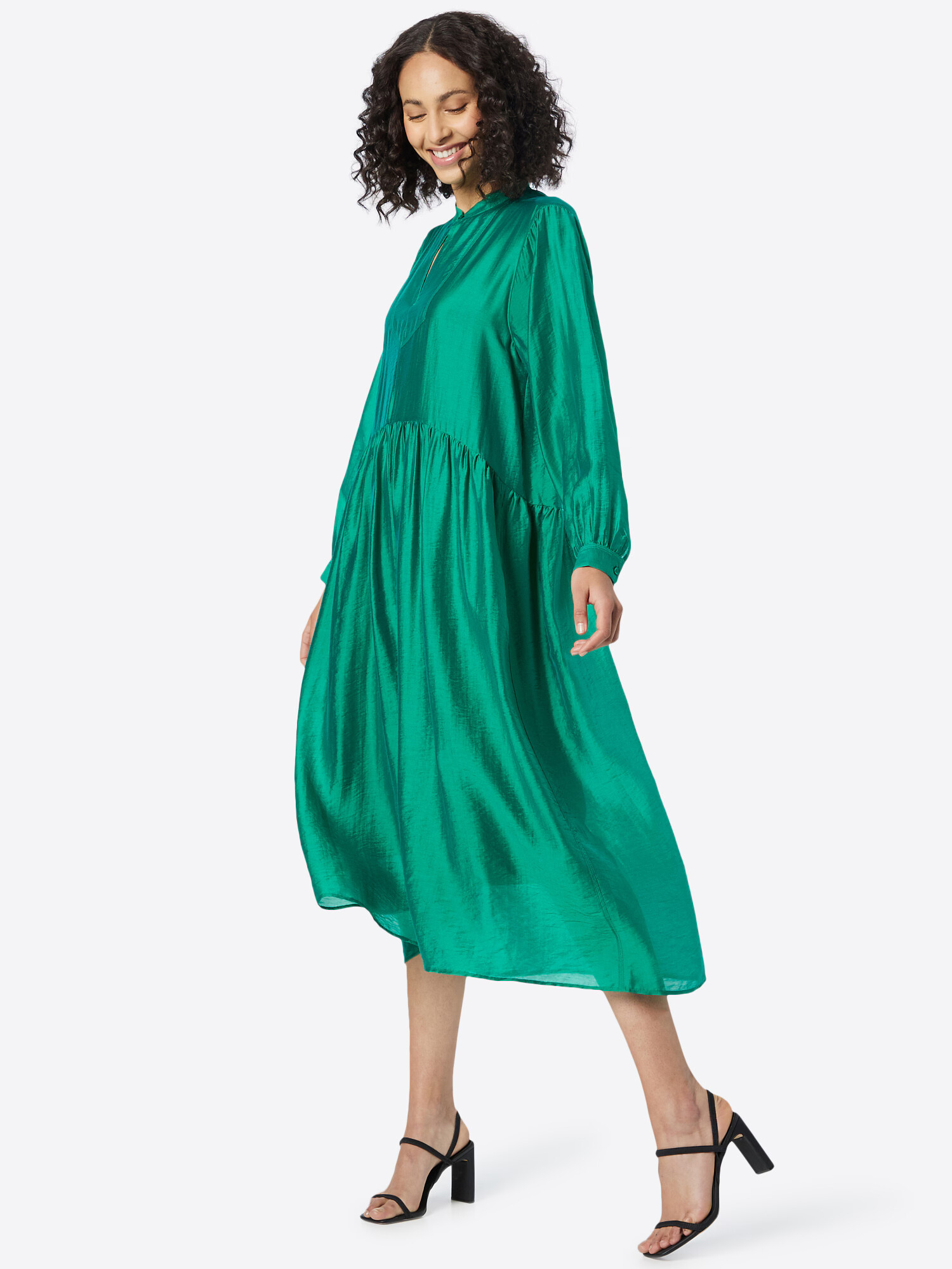 InWear Rochie tip bluză 'Melena' verde - Pled.ro