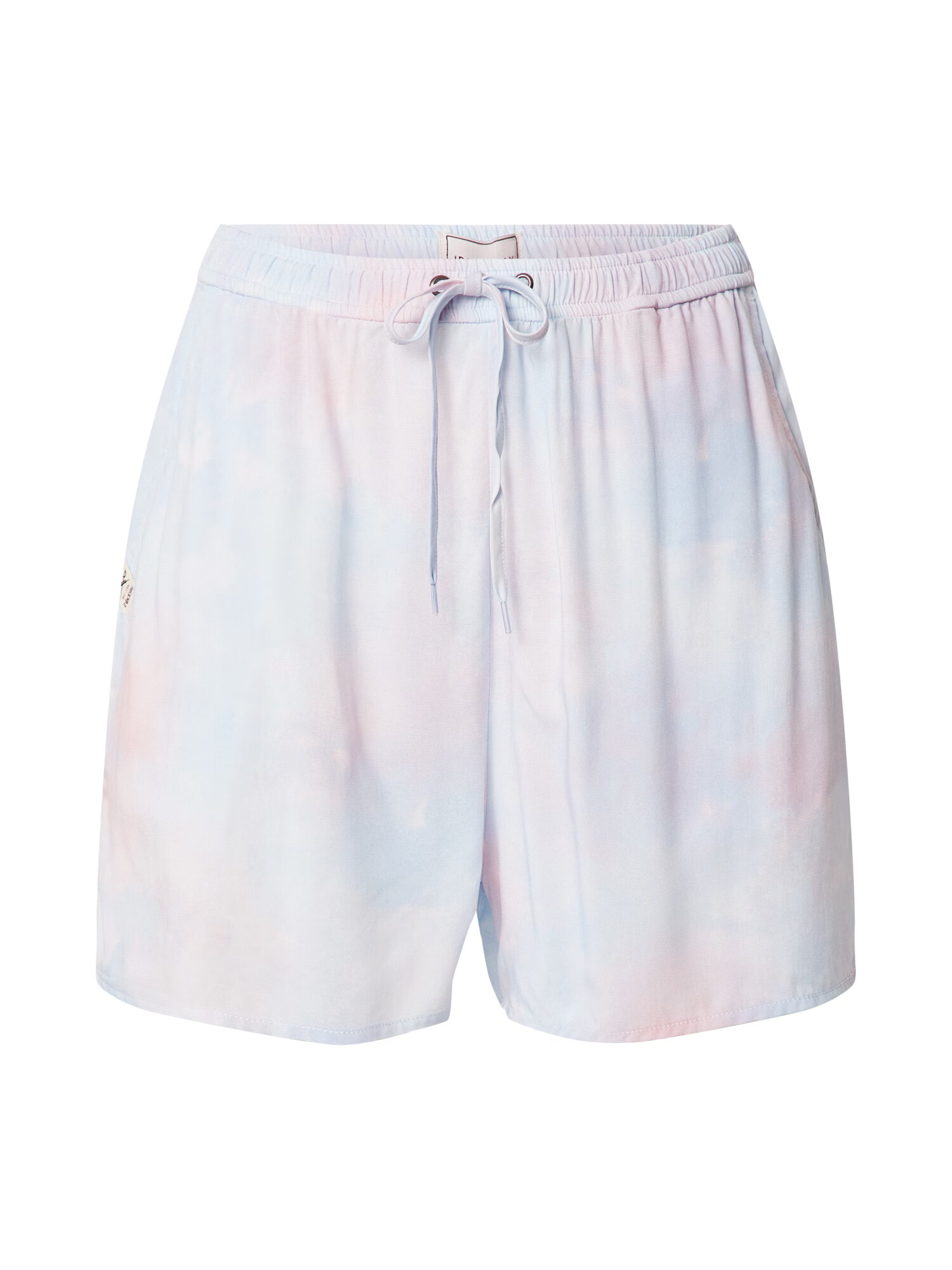 Iriedaily Pantaloni albastru pastel / roz pastel / alb - Pled.ro