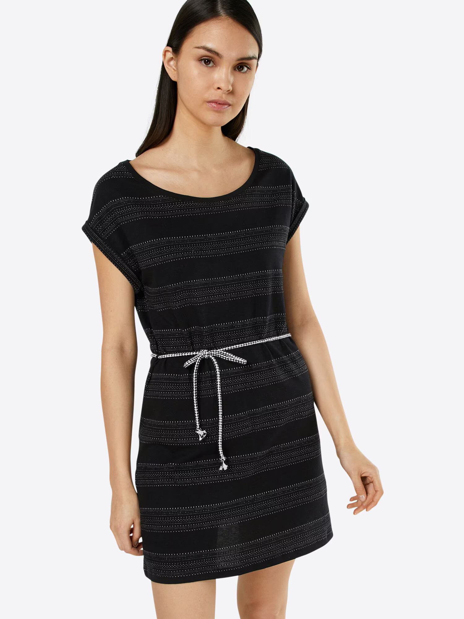 Iriedaily Rochie 'Neila' negru / alb - Pled.ro