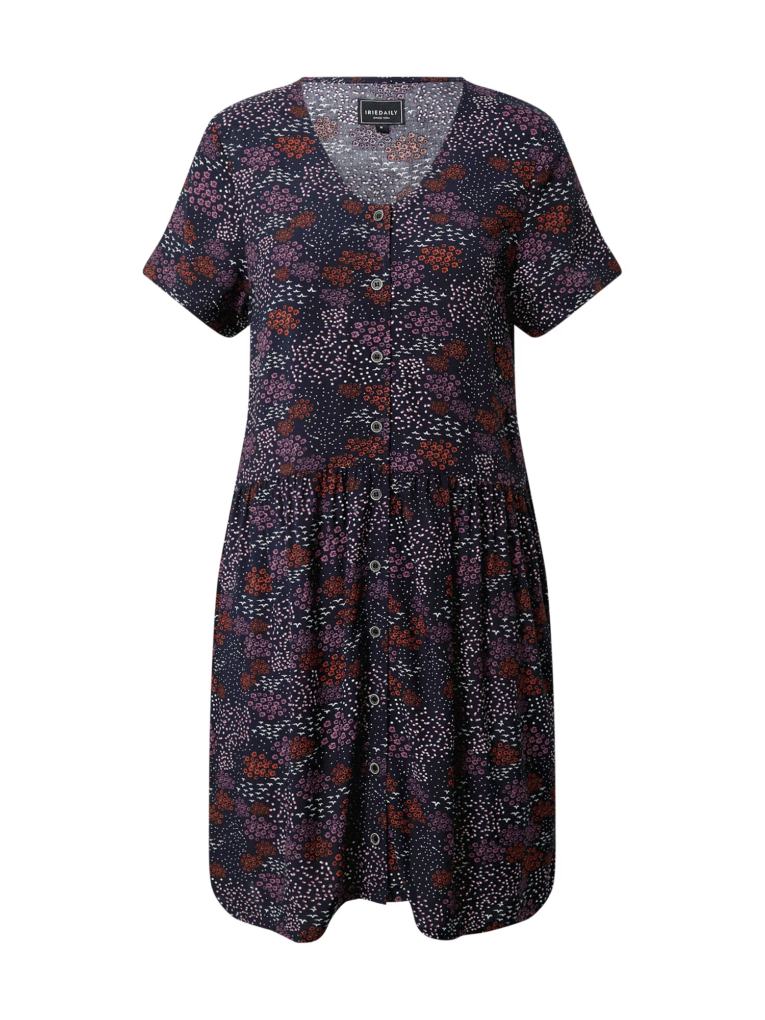 Iriedaily Rochie tip bluză 'Flowerbirds' bleumarin / mai multe culori - Pled.ro