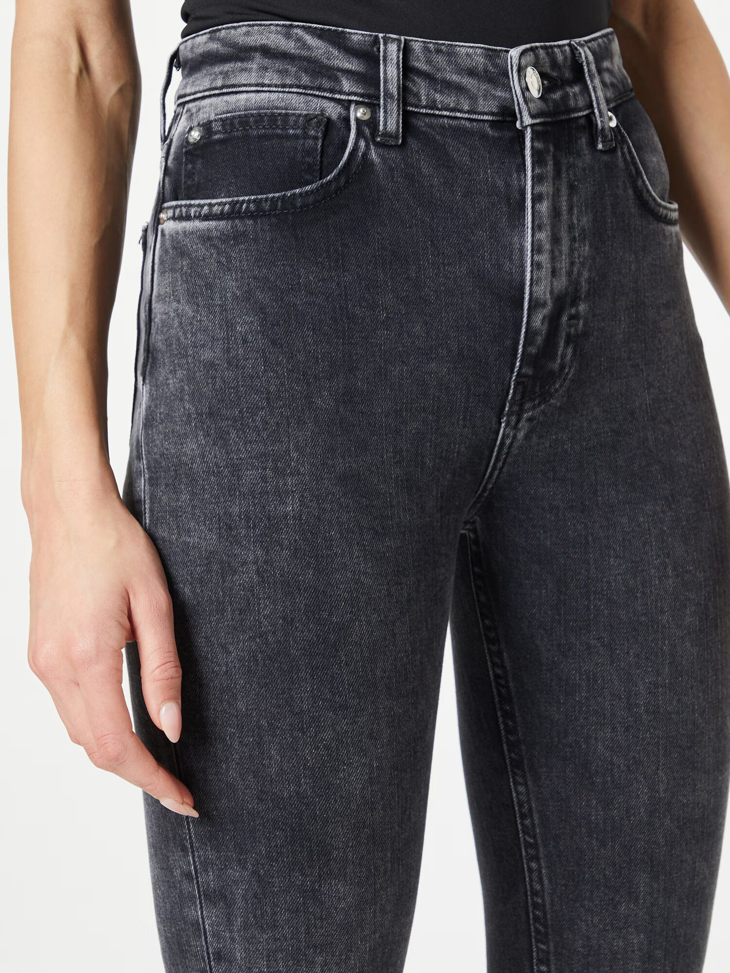 IRO Jeans 'TRACCKY' gri denim - Pled.ro