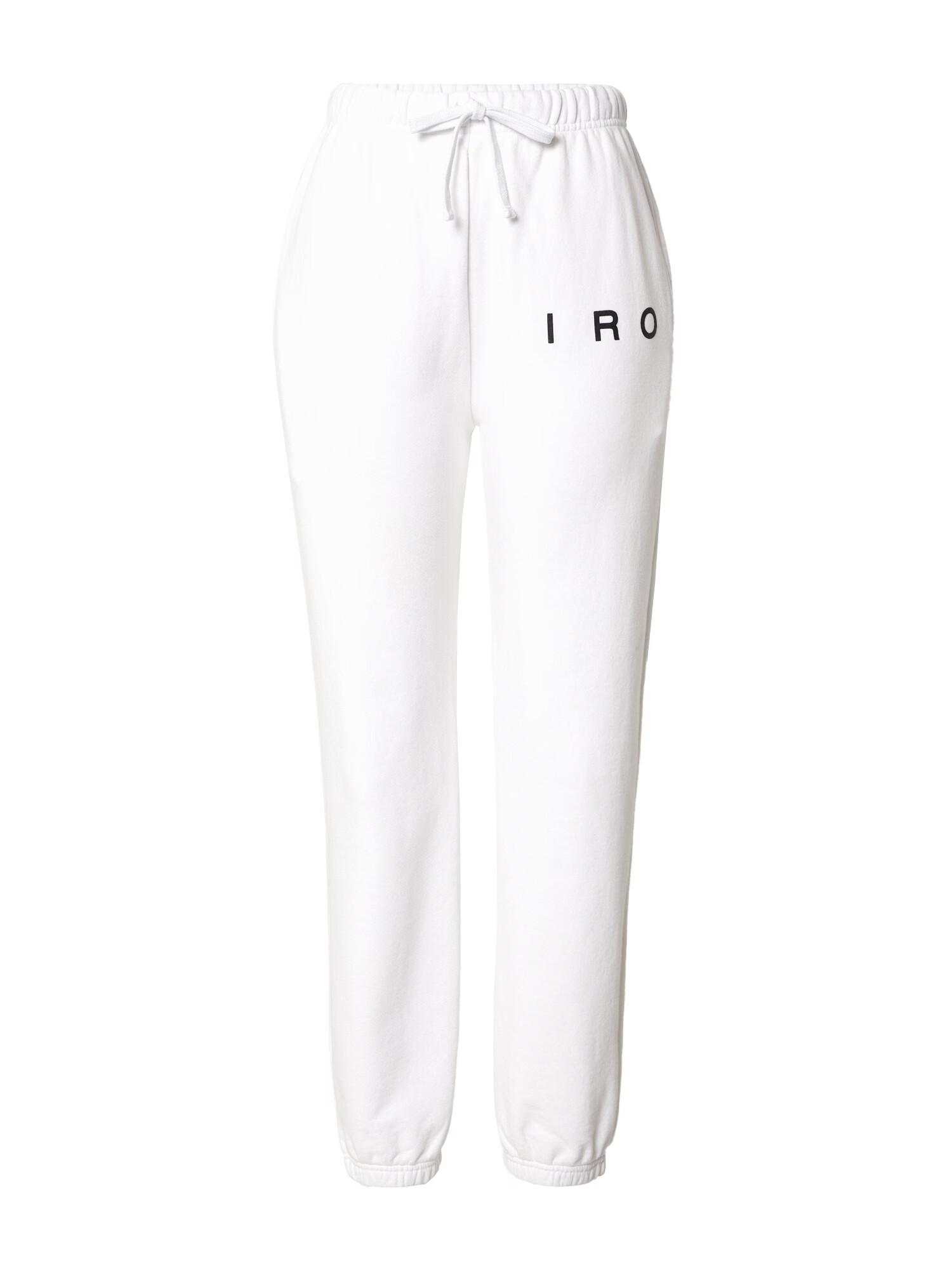 IRO Pantaloni 'MARICKA' negru / alb - Pled.ro