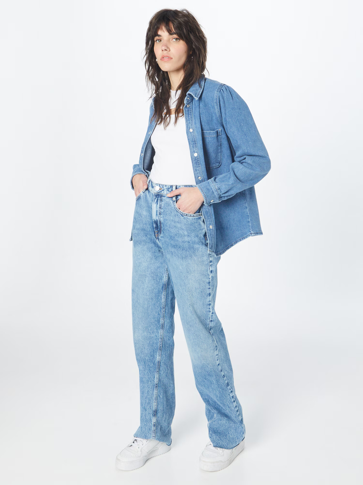 Ivy Copenhagen Bluză 'Lavina' albastru denim - Pled.ro