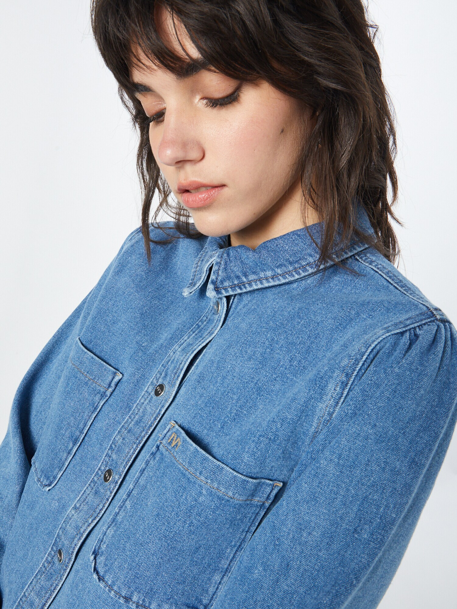 Ivy Copenhagen Bluză 'Lavina' albastru denim - Pled.ro