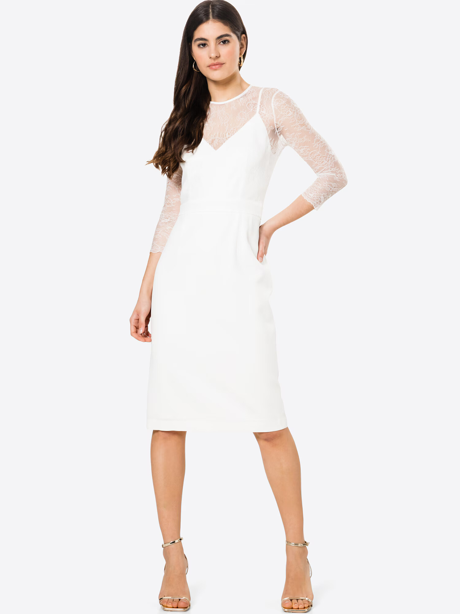 IVY OAK Rochie de cocktail 'Bridal' alb - Pled.ro