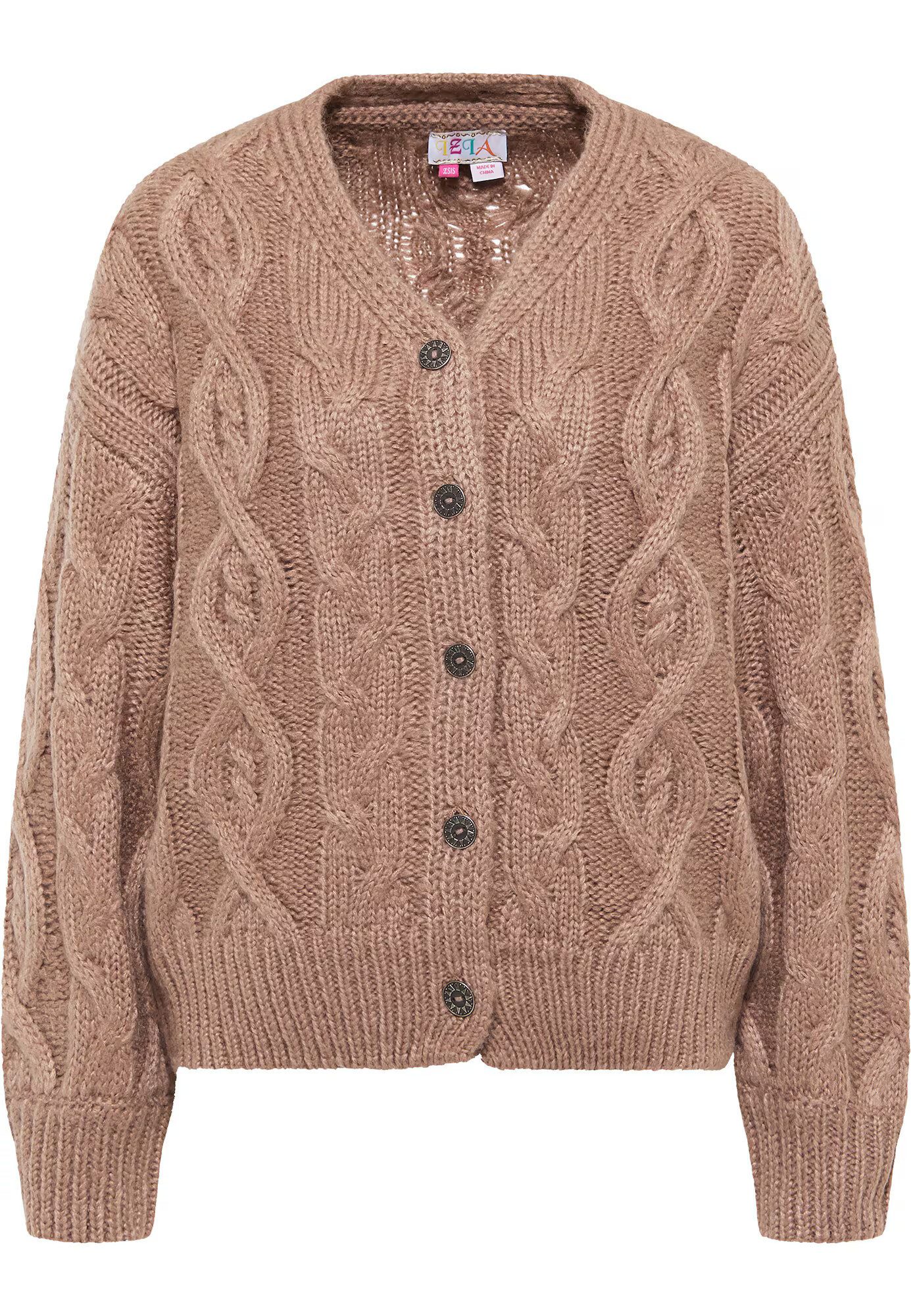 IZIA Cardigan dimensiuni mari mauve - Pled.ro