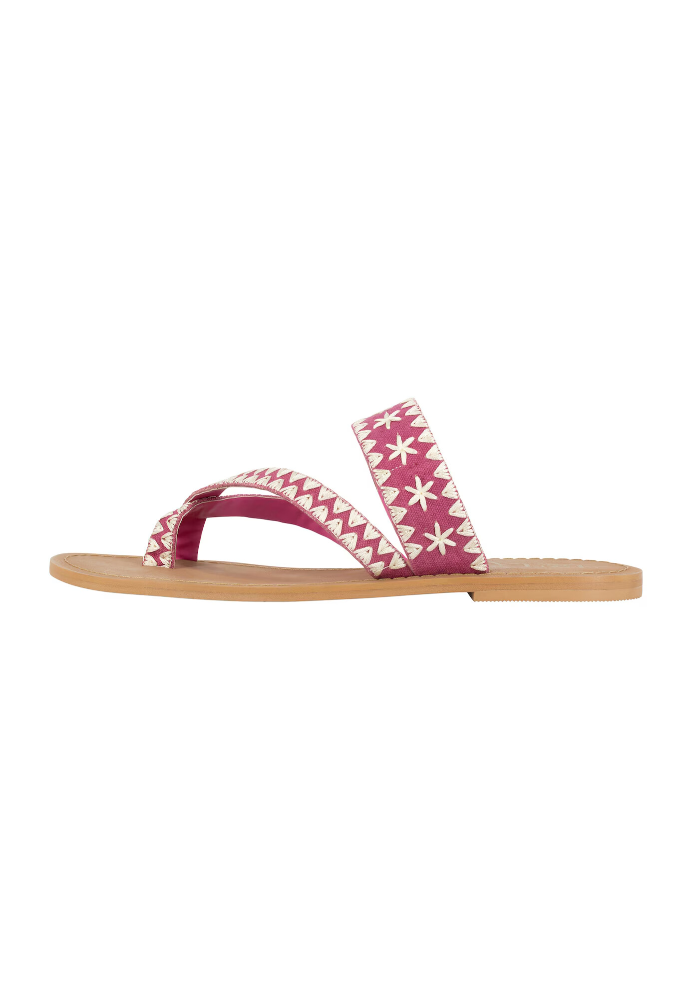 IZIA Flip-flops roz pitaya / alb - Pled.ro