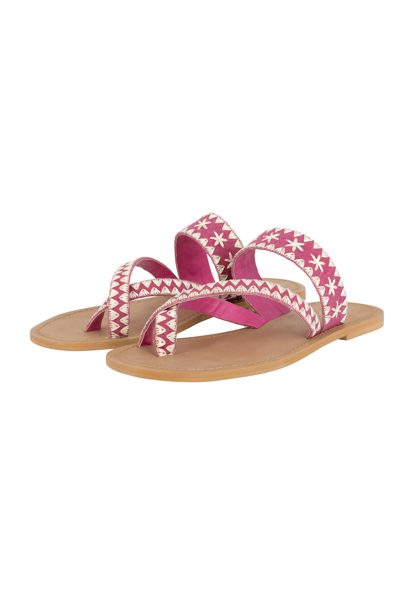 IZIA Flip-flops roz pitaya / alb - Pled.ro