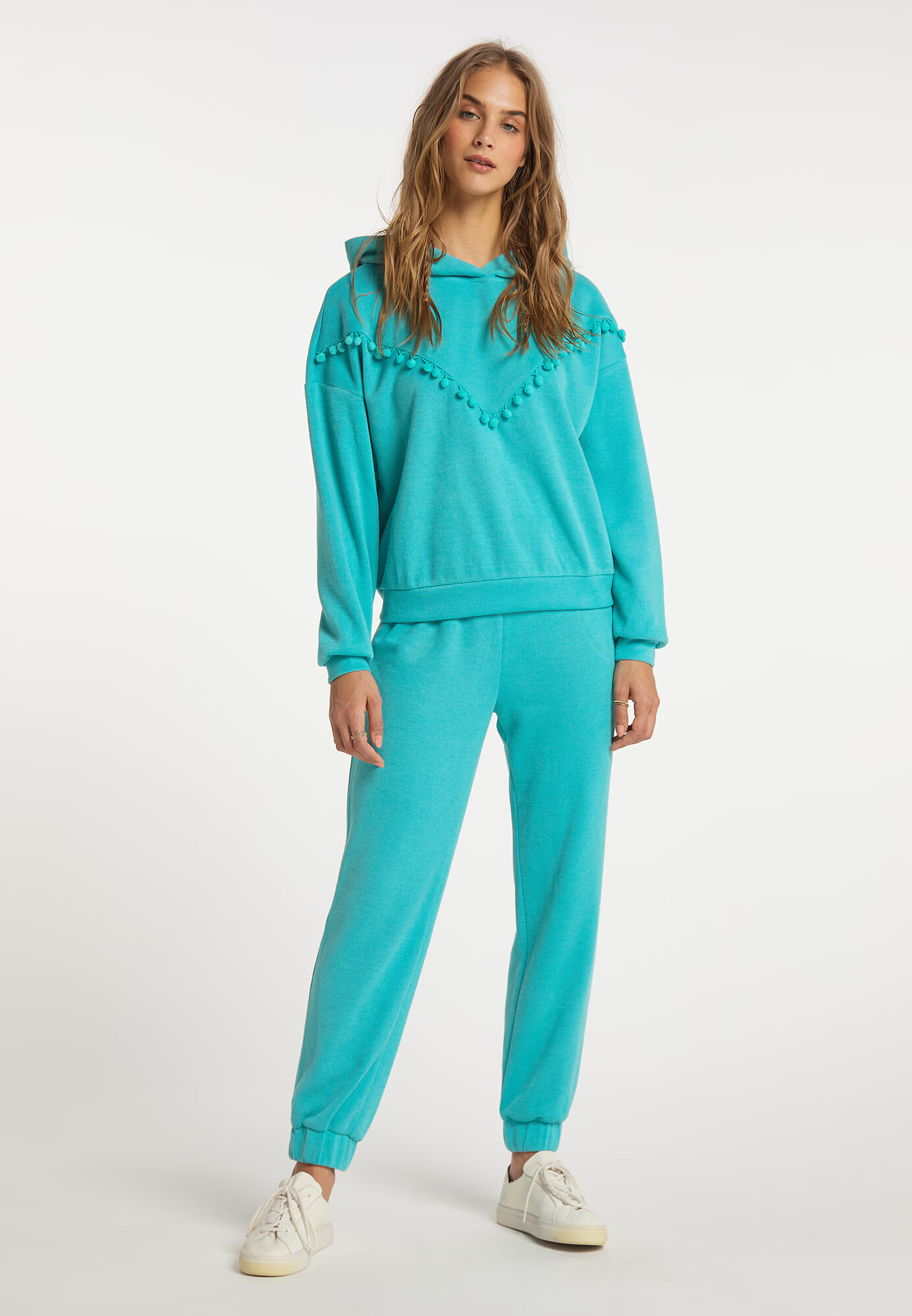 IZIA Pantaloni albastru aqua - Pled.ro