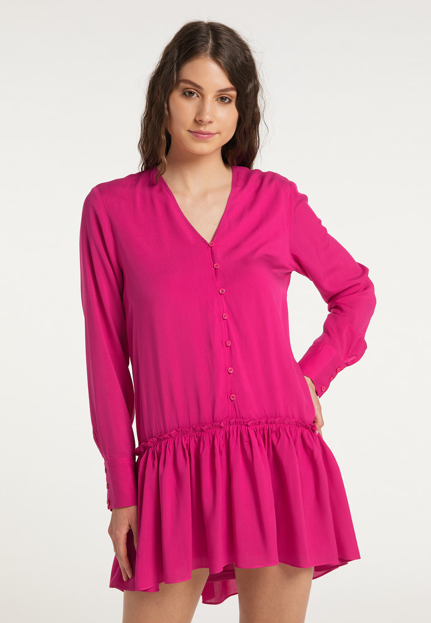 IZIA Rochie tip bluză fucsia - Pled.ro