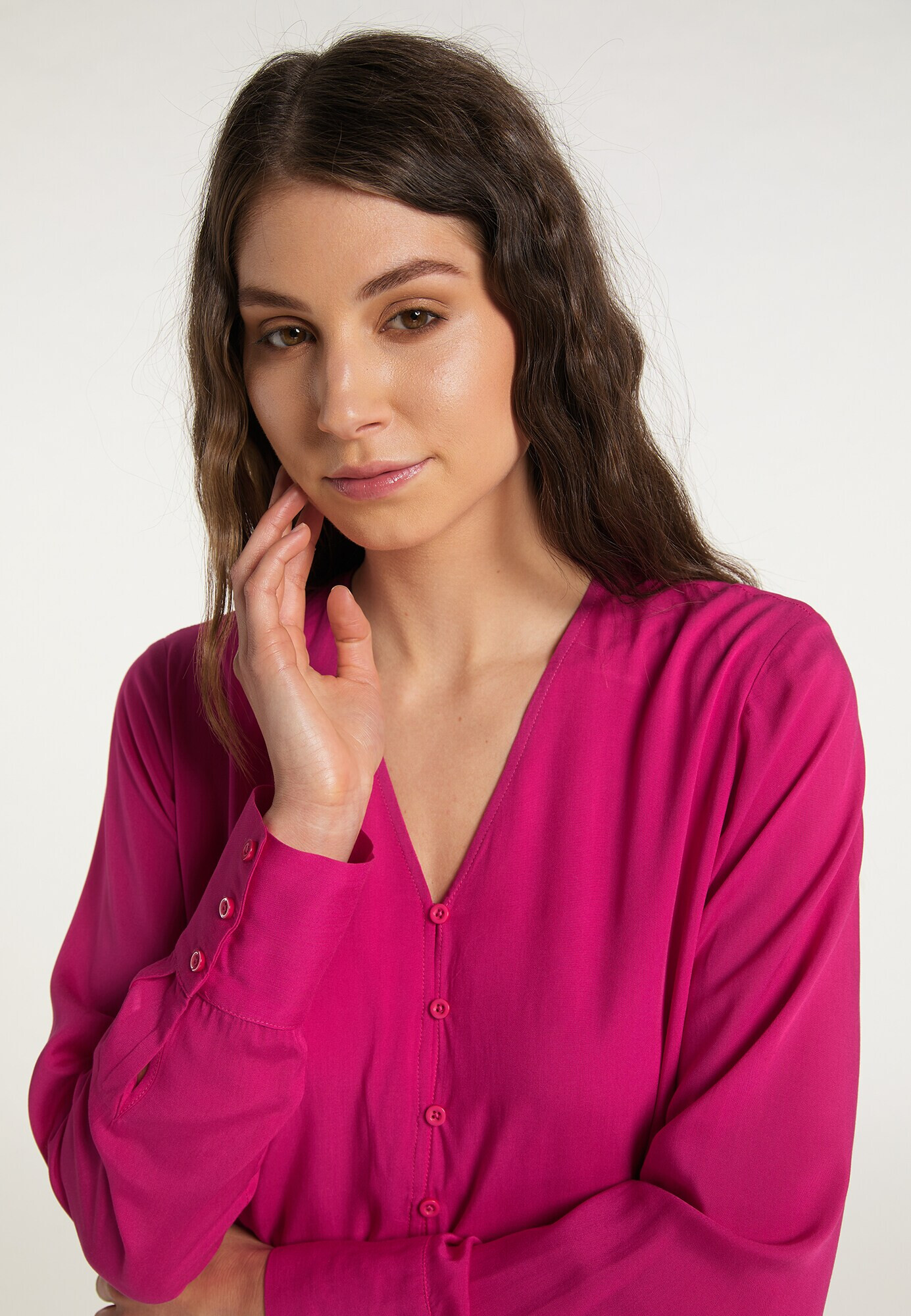 IZIA Rochie tip bluză fucsia - Pled.ro