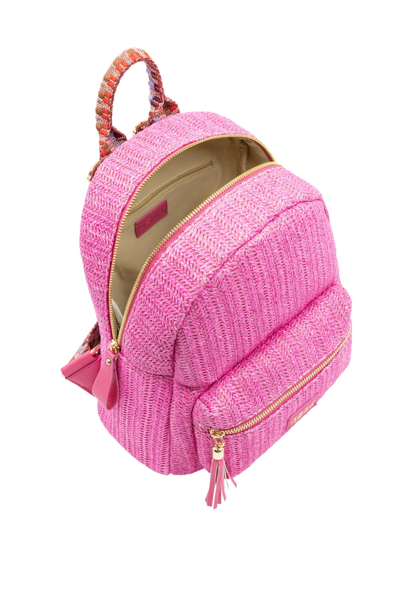 IZIA Rucsac auriu / fucsia - Pled.ro