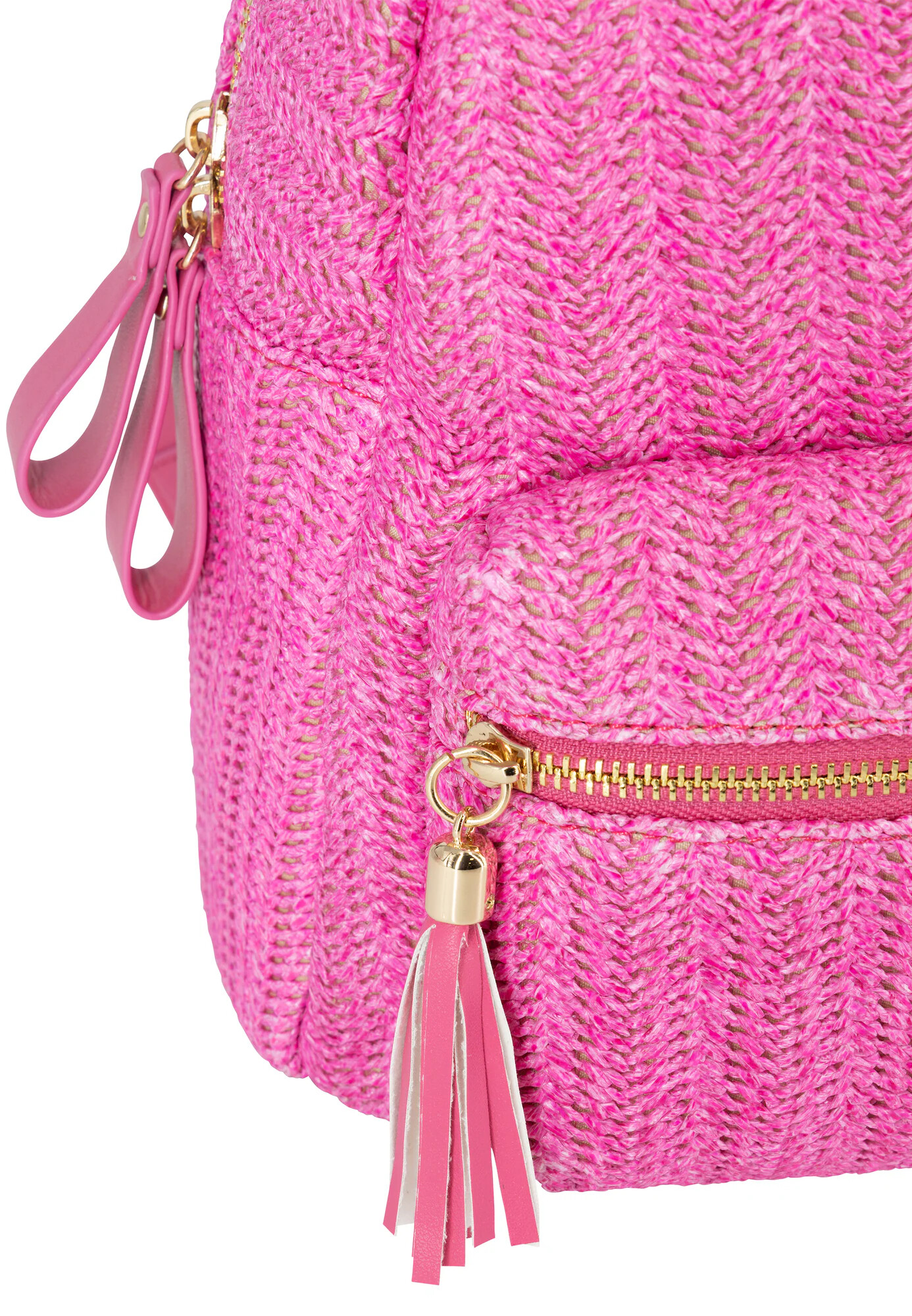 IZIA Rucsac auriu / fucsia - Pled.ro