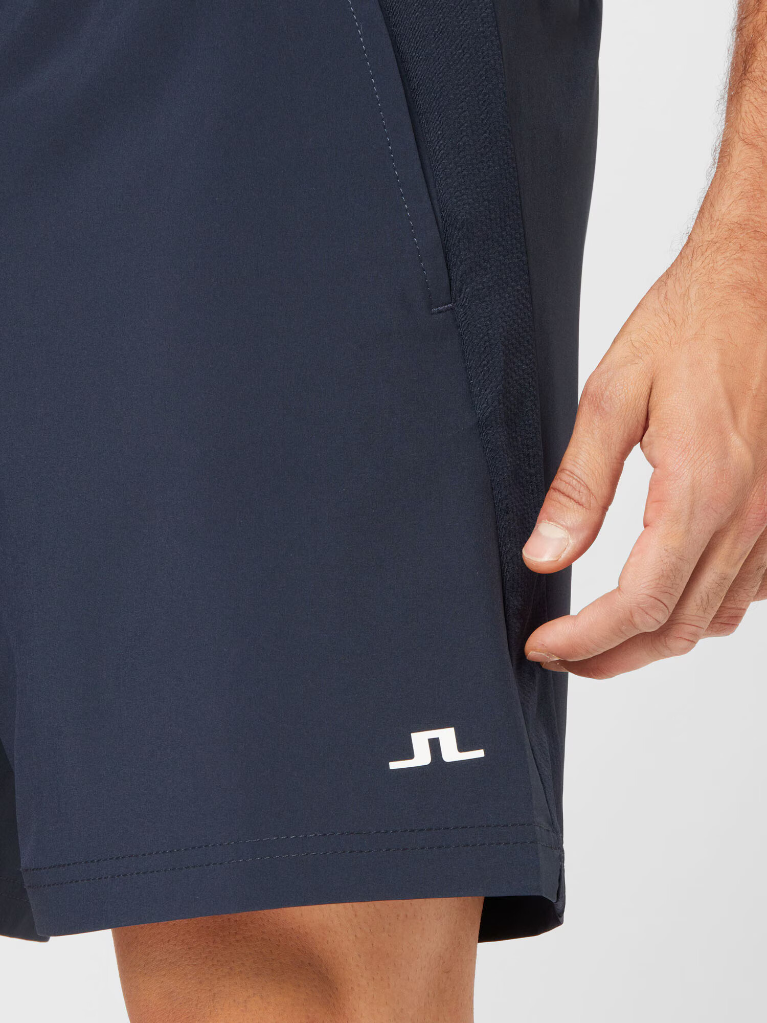 J.Lindeberg Pantaloni sport bleumarin / alb - Pled.ro