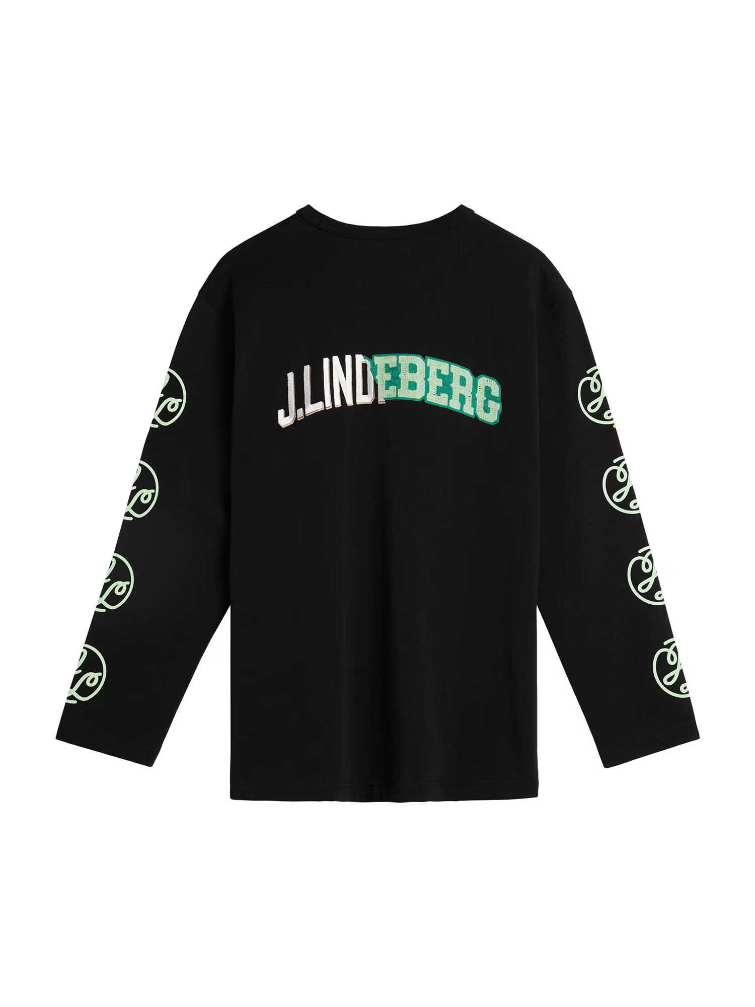 J.Lindeberg Tricou 'Camilo' verde mentă / verde deschis / negru / alb - Pled.ro