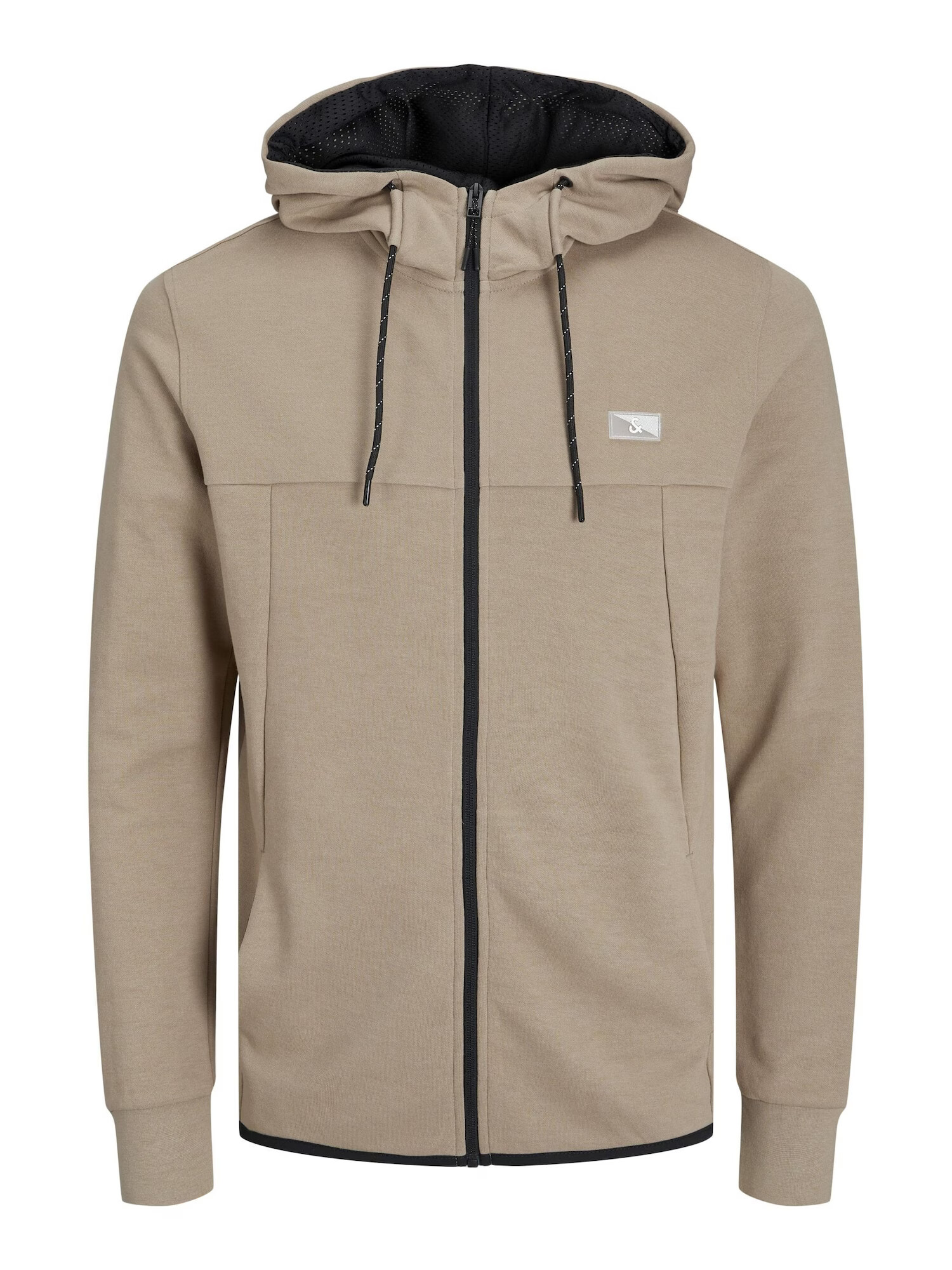 JACK & JONES Hanorac 'Air' bej / alb - Pled.ro