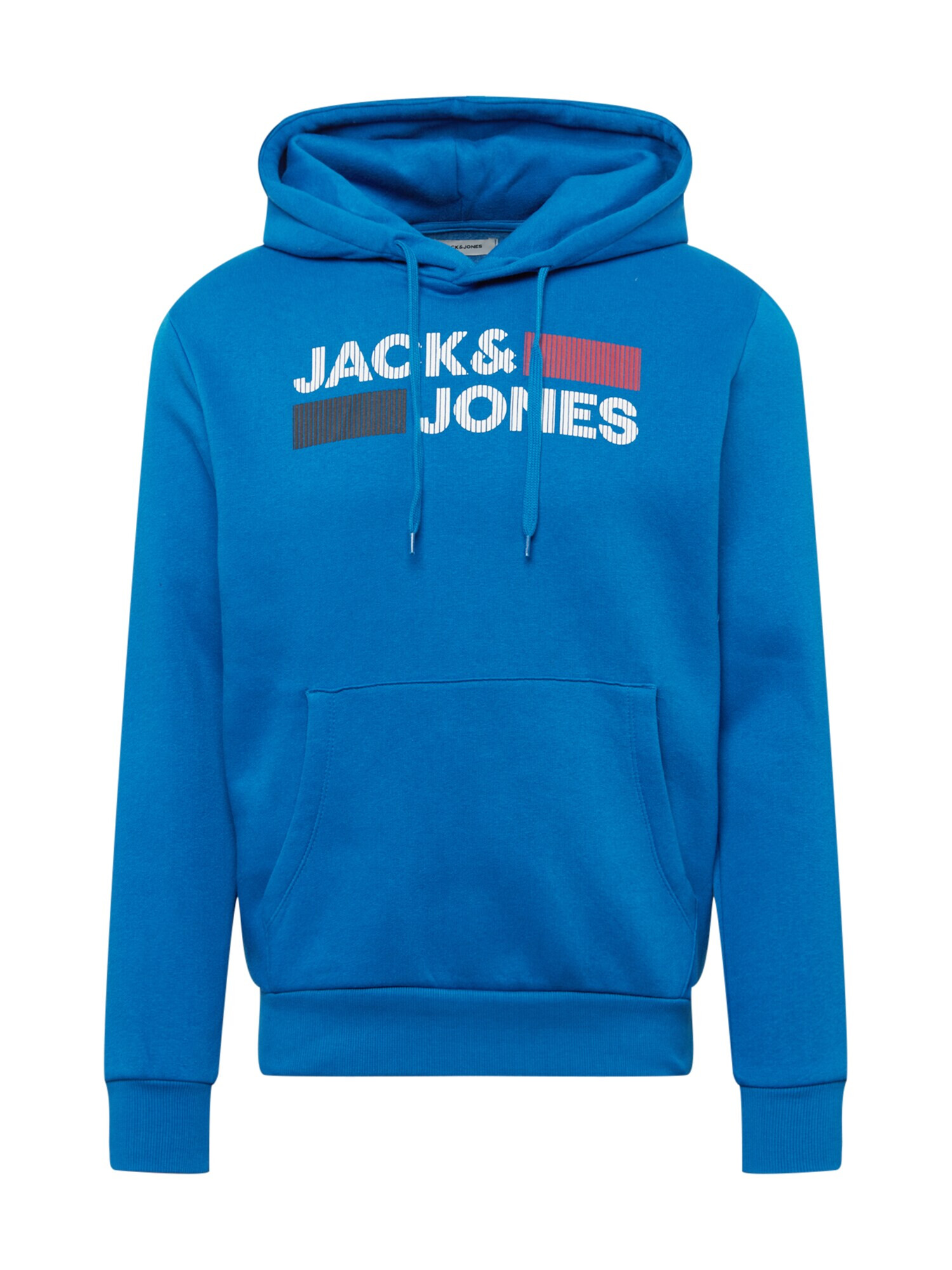 JACK & JONES Bluză de molton albastru / roșu / negru / alb - Pled.ro