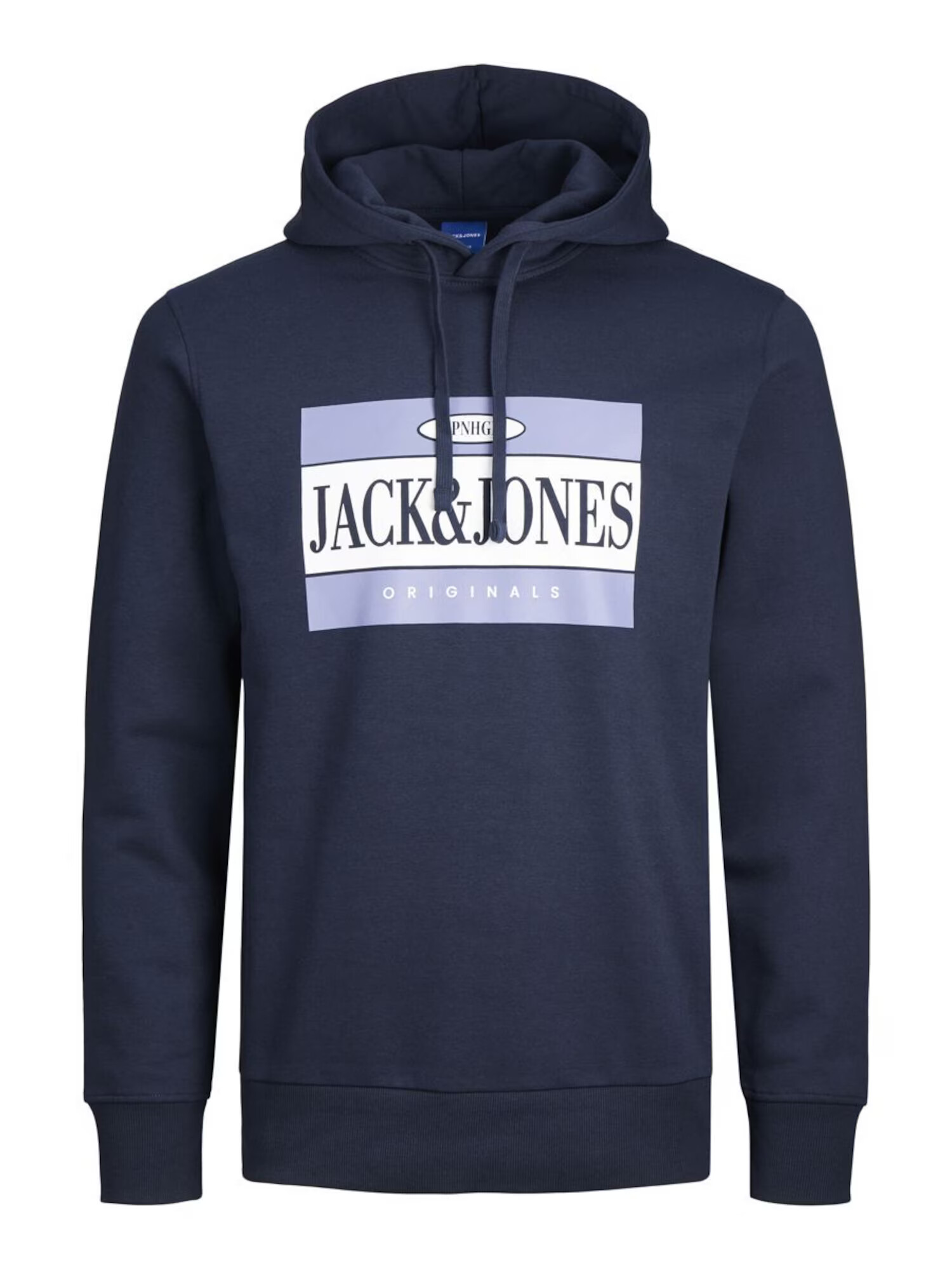 JACK & JONES Bluză de molton 'ARTHUR' albastru / mov deschis / alb - Pled.ro