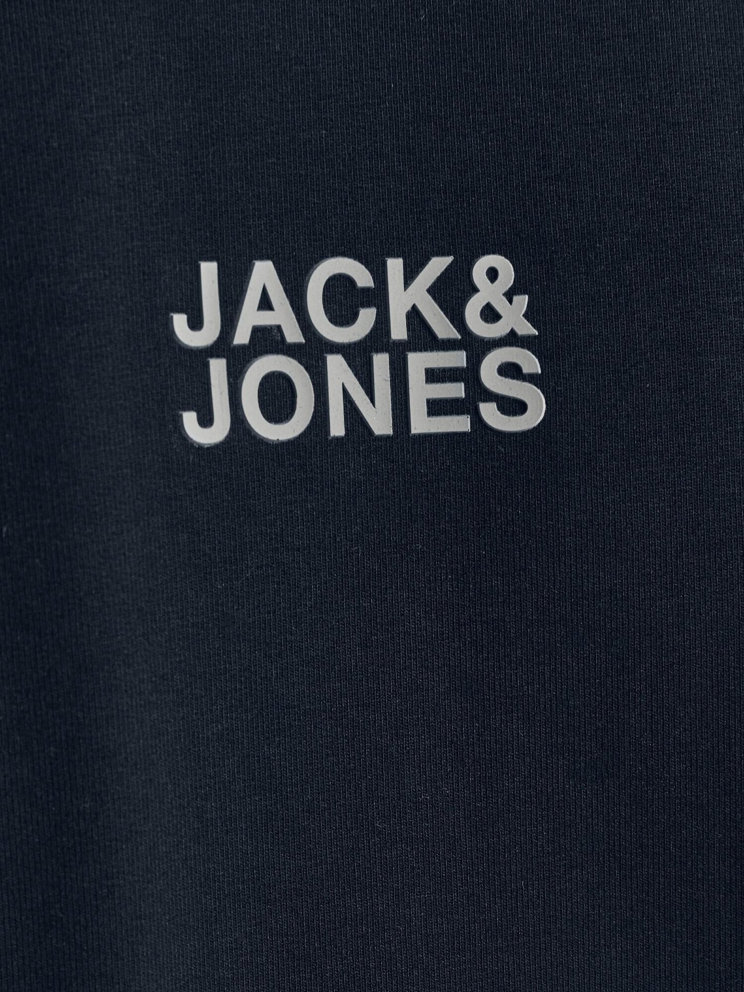 JACK & JONES Bluză de molton bleumarin / alb - Pled.ro