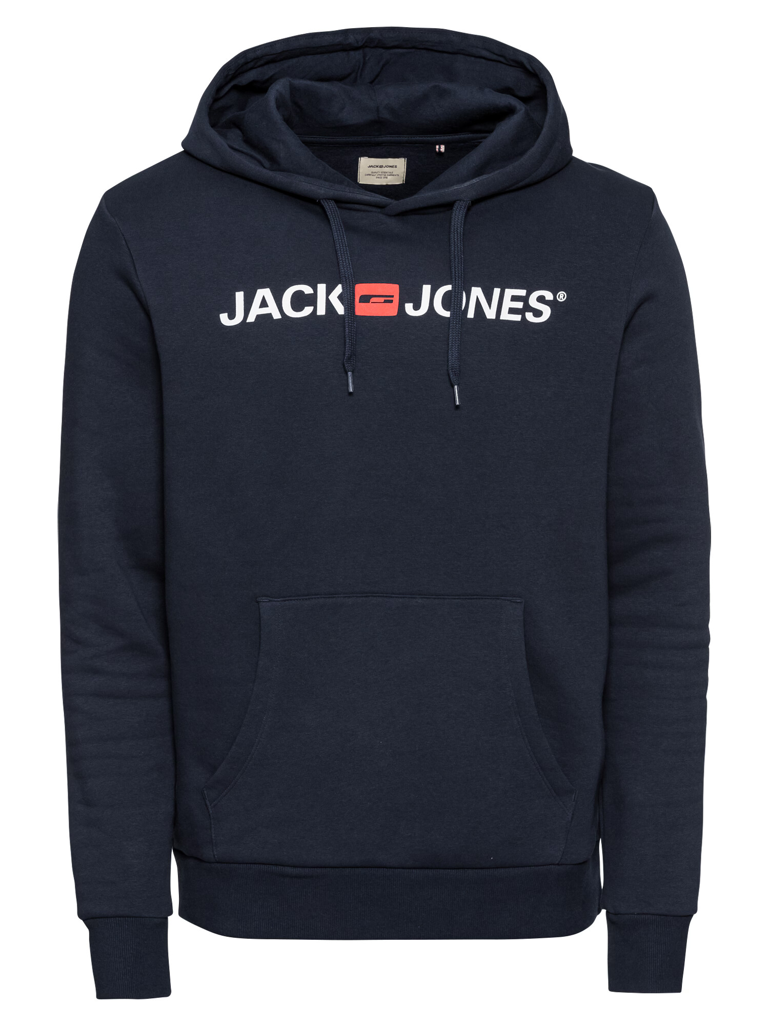 JACK & JONES Bluză de molton albastru marin / roșu / alb - Pled.ro