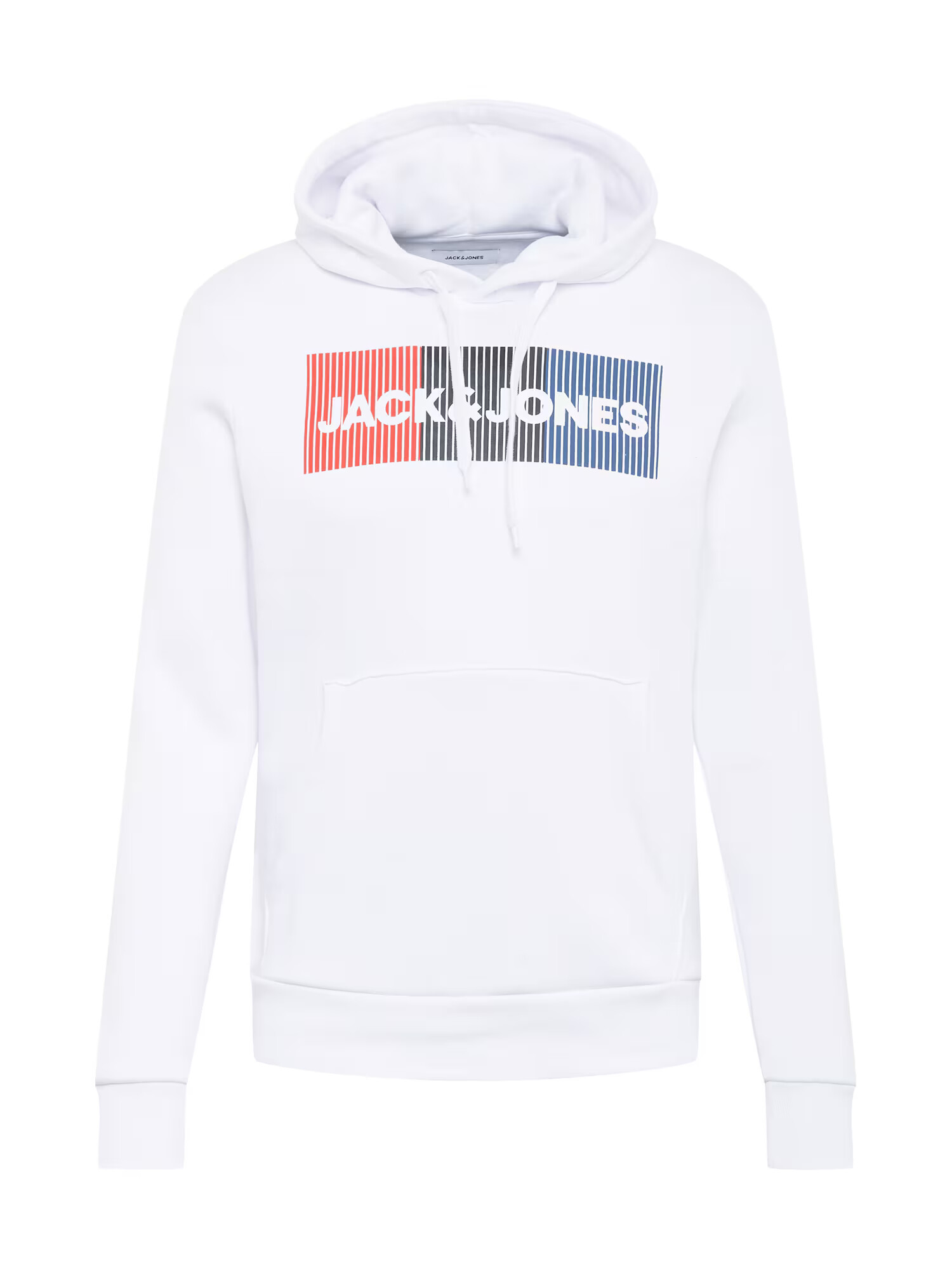 JACK & JONES Bluză de molton albastru / roșu / negru / alb - Pled.ro