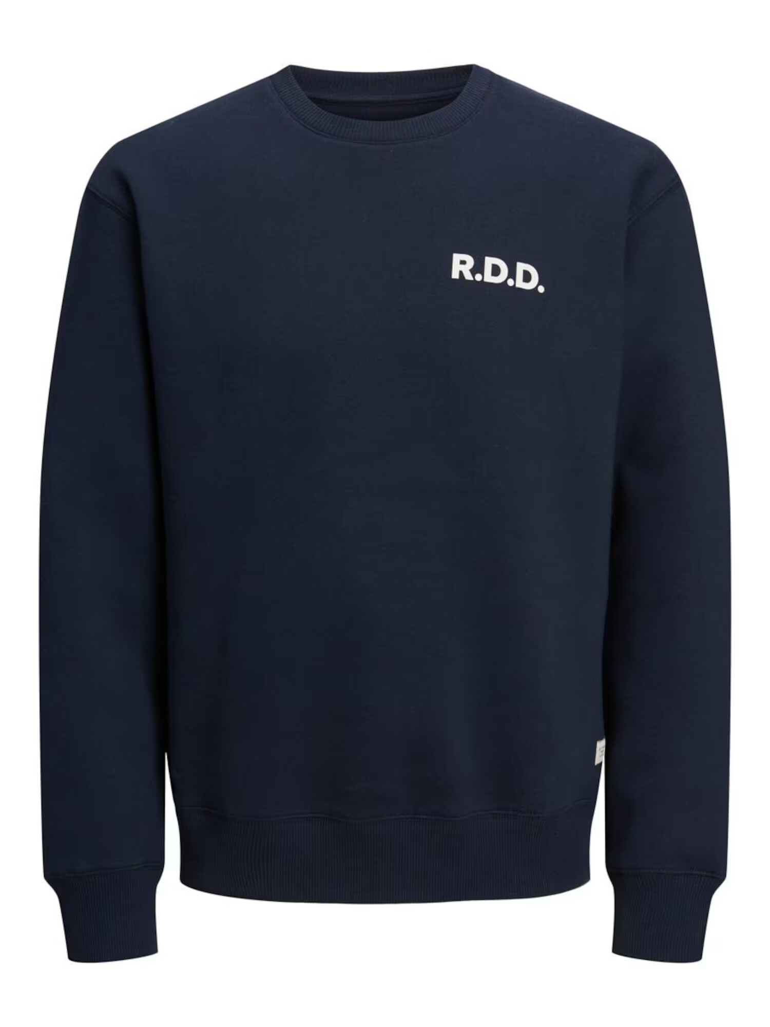 R.D.D. ROYAL DENIM DIVISION Bluză de molton 'Carl' albastru închis / alb - Pled.ro