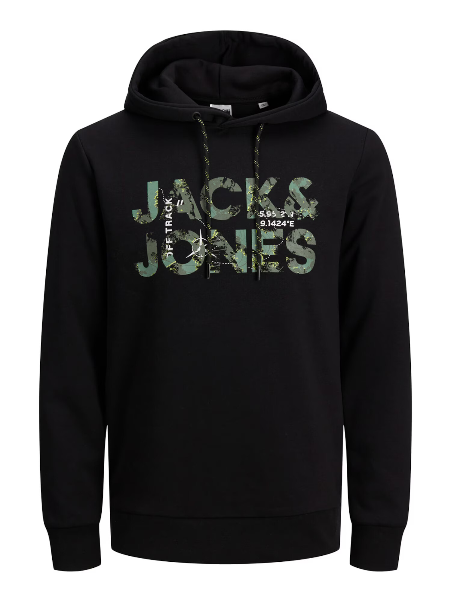 JACK & JONES Bluză de molton galben / kaki / negru / alb - Pled.ro