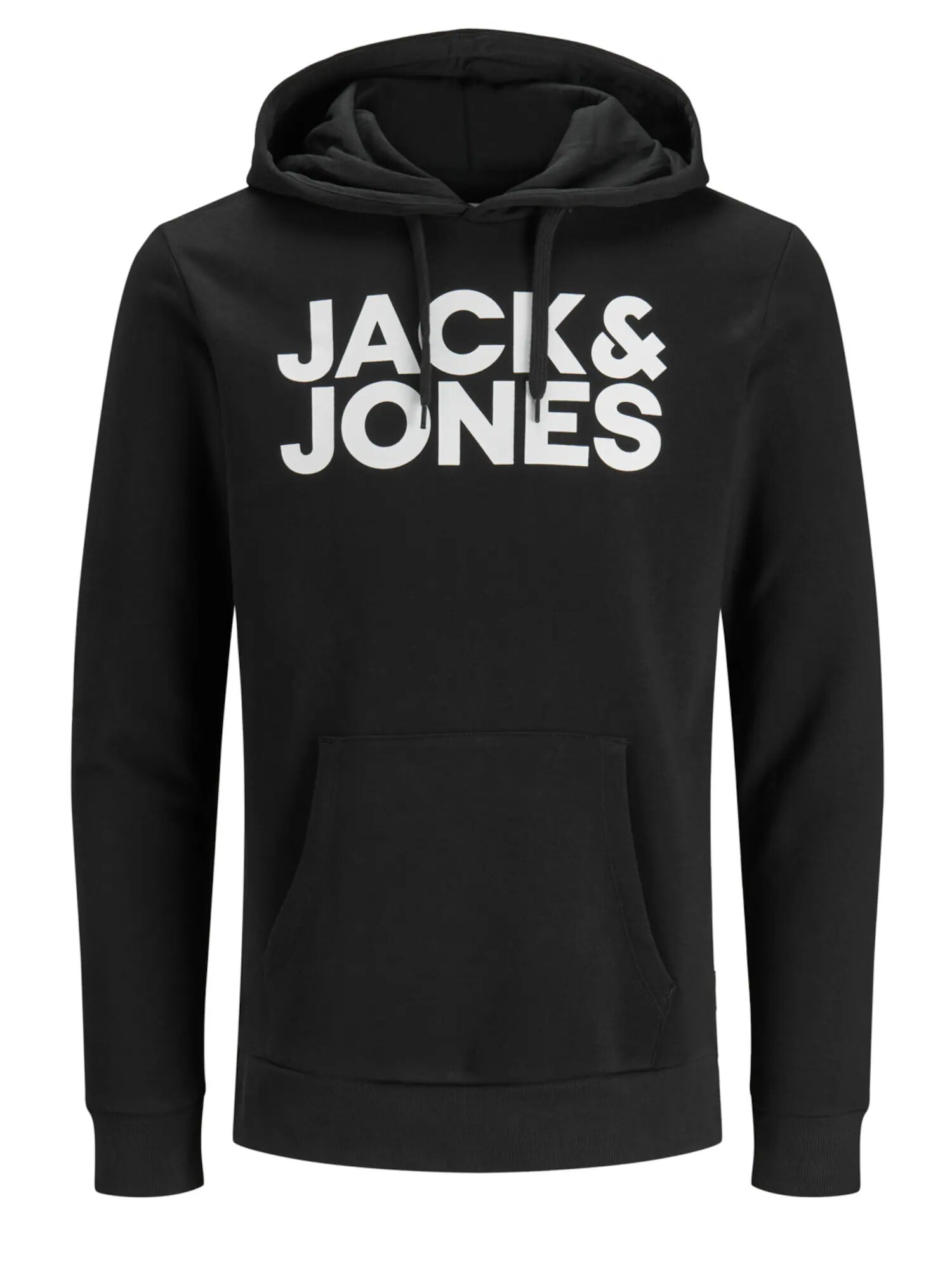 JACK & JONES Bluză de molton gri metalic / alb - Pled.ro