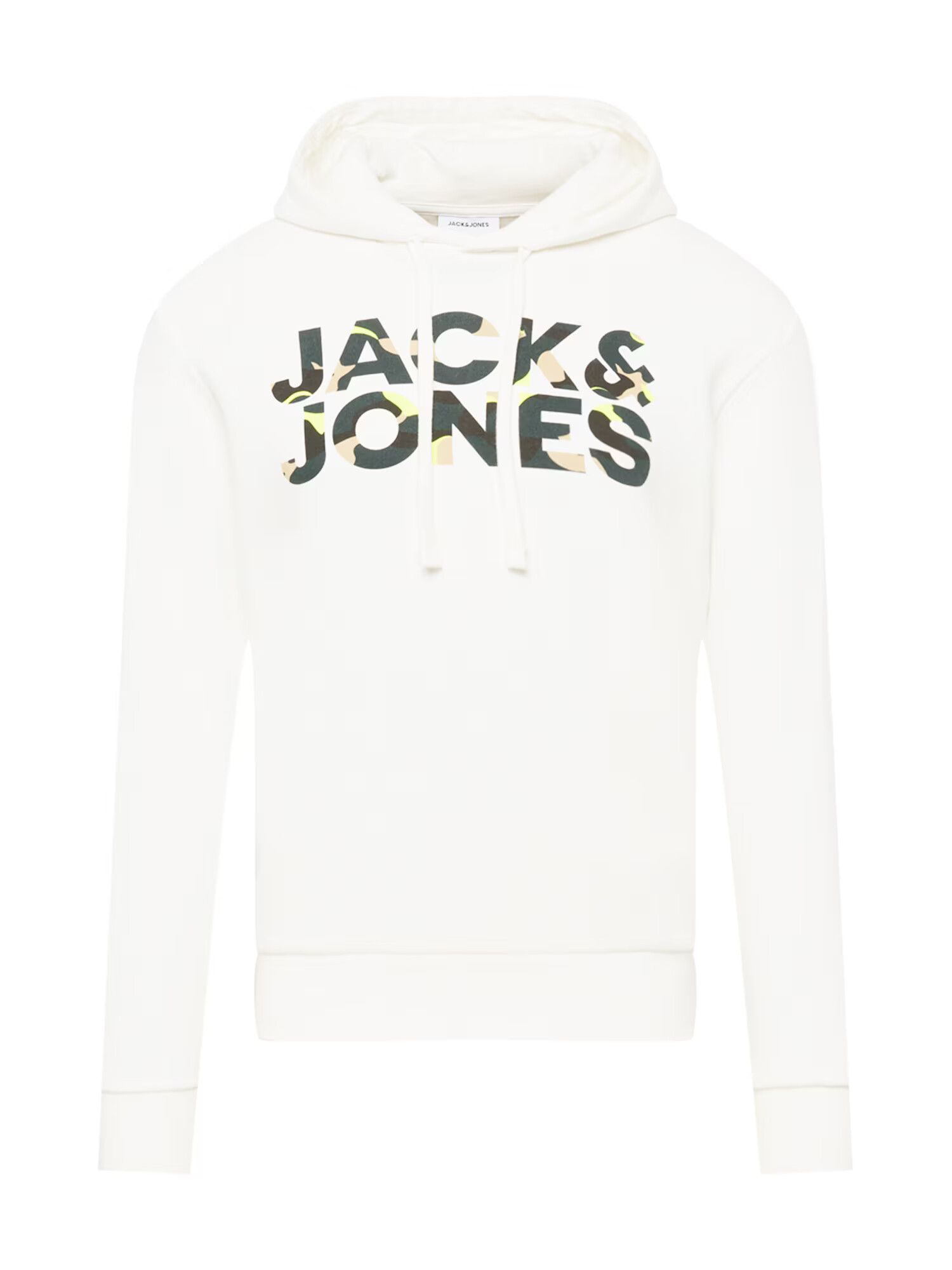 JACK & JONES Bluză de molton 'Ramp' bej / galben / verde pin / alb - Pled.ro