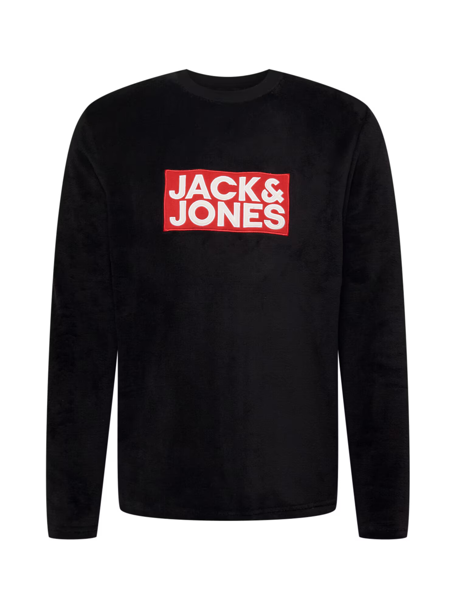 JACK & JONES Bluză de molton roșu / negru / alb - Pled.ro