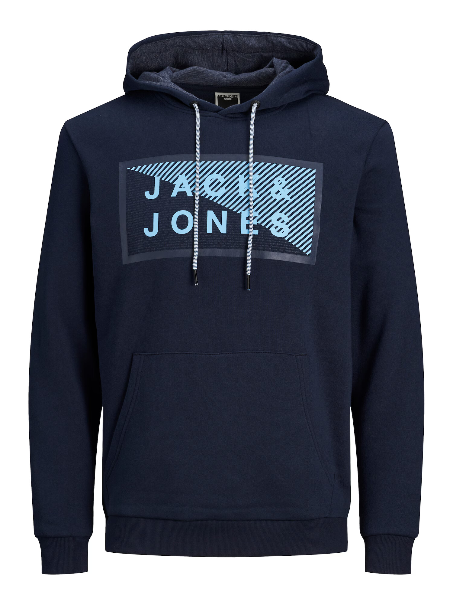 JACK & JONES Bluză de molton 'Shawn' bleumarin / albastru deschis - Pled.ro