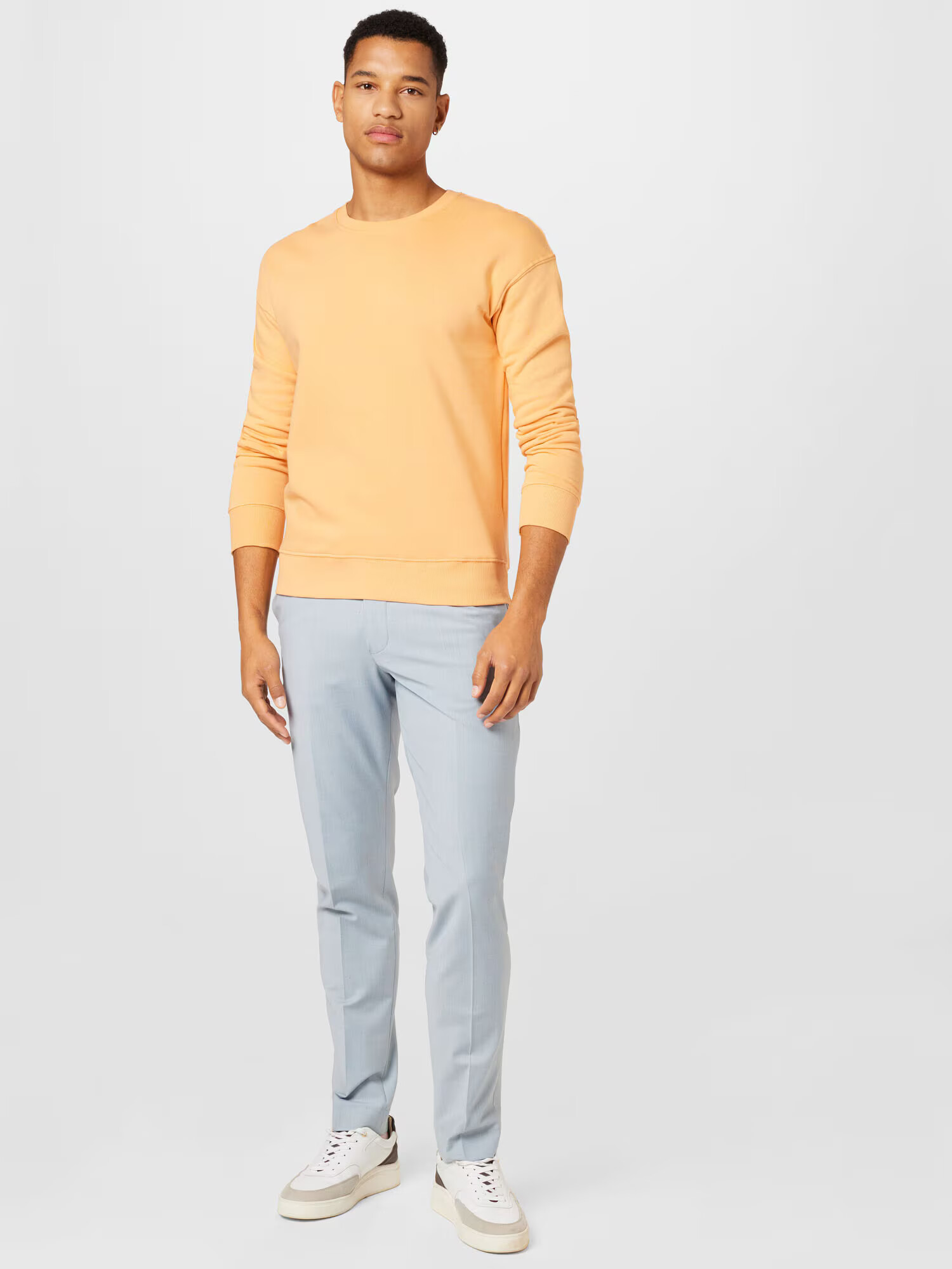 JACK & JONES Bluză de molton 'Star' portocaliu pastel - Pled.ro