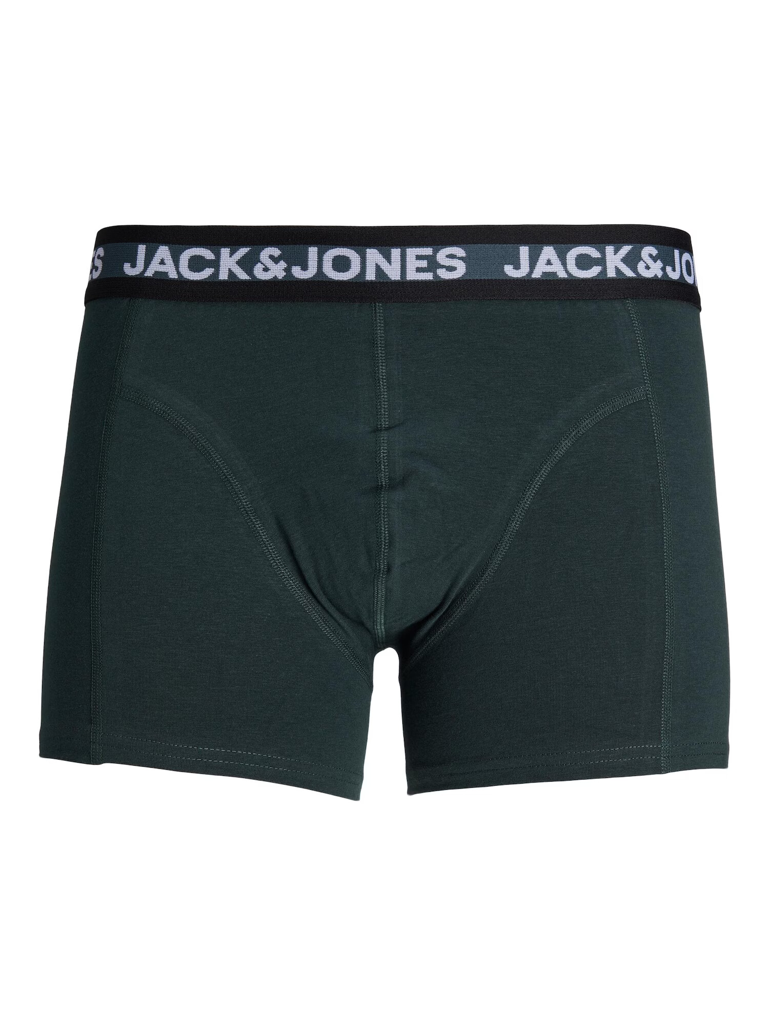 JACK & JONES Boxeri 'ADRIAN' gri fumuriu / verde jad / verde închis / negru - Pled.ro