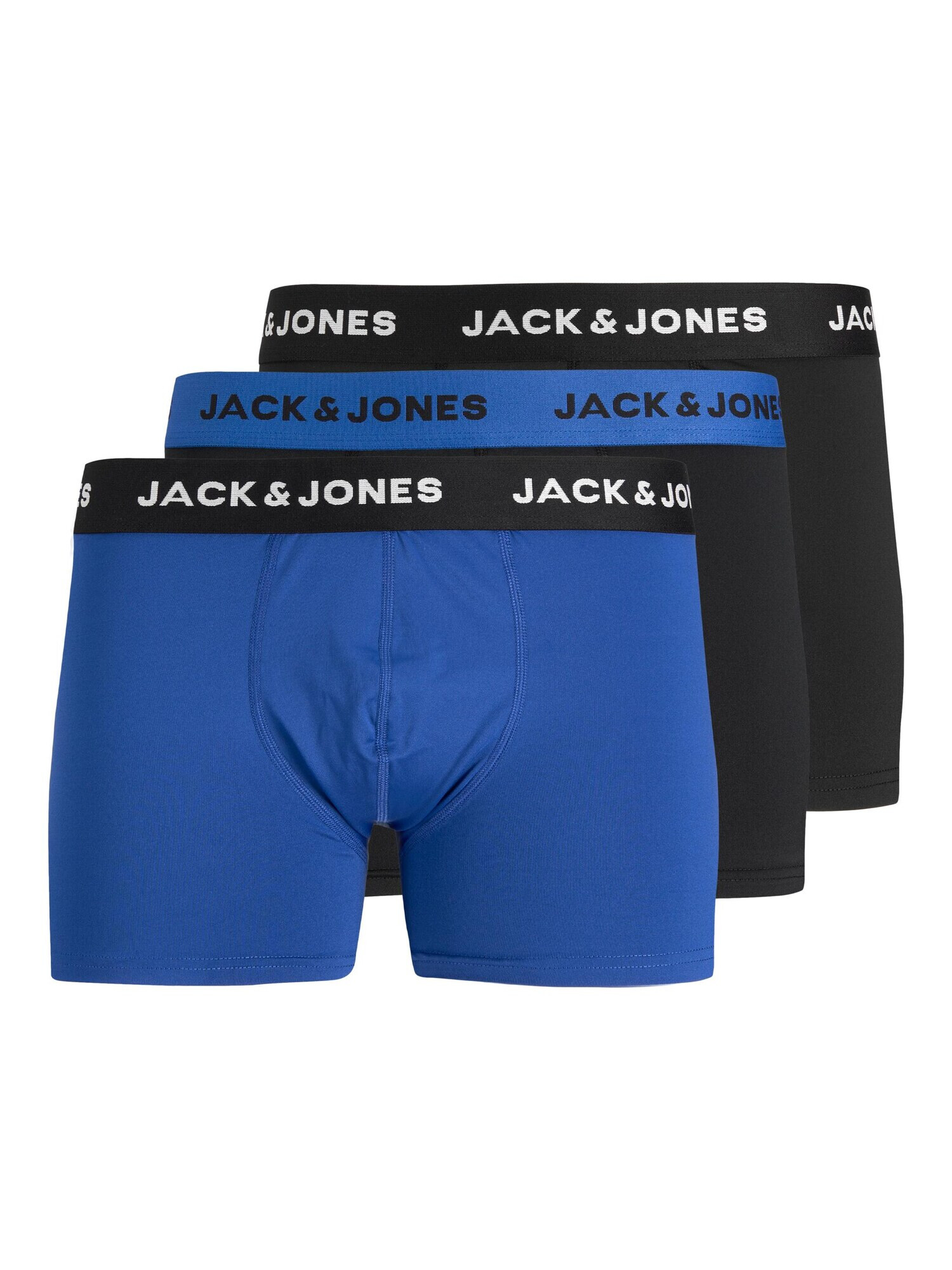 JACK & JONES Boxeri albastru / negru / alb - Pled.ro