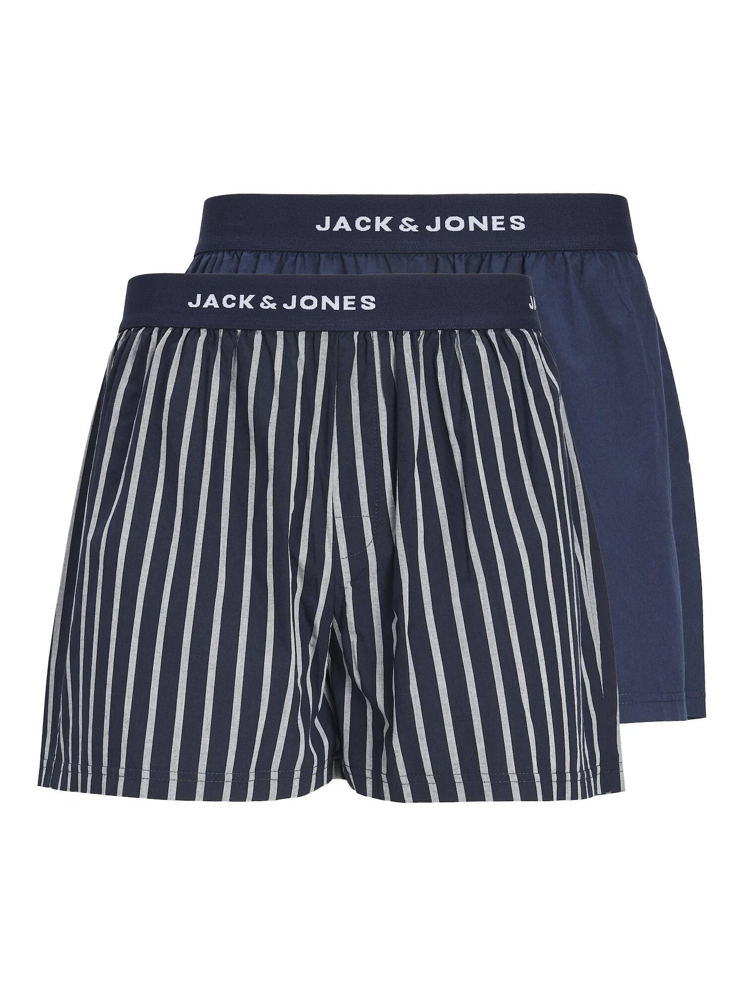 JACK & JONES Boxeri 'CODY' bleumarin / alb - Pled.ro