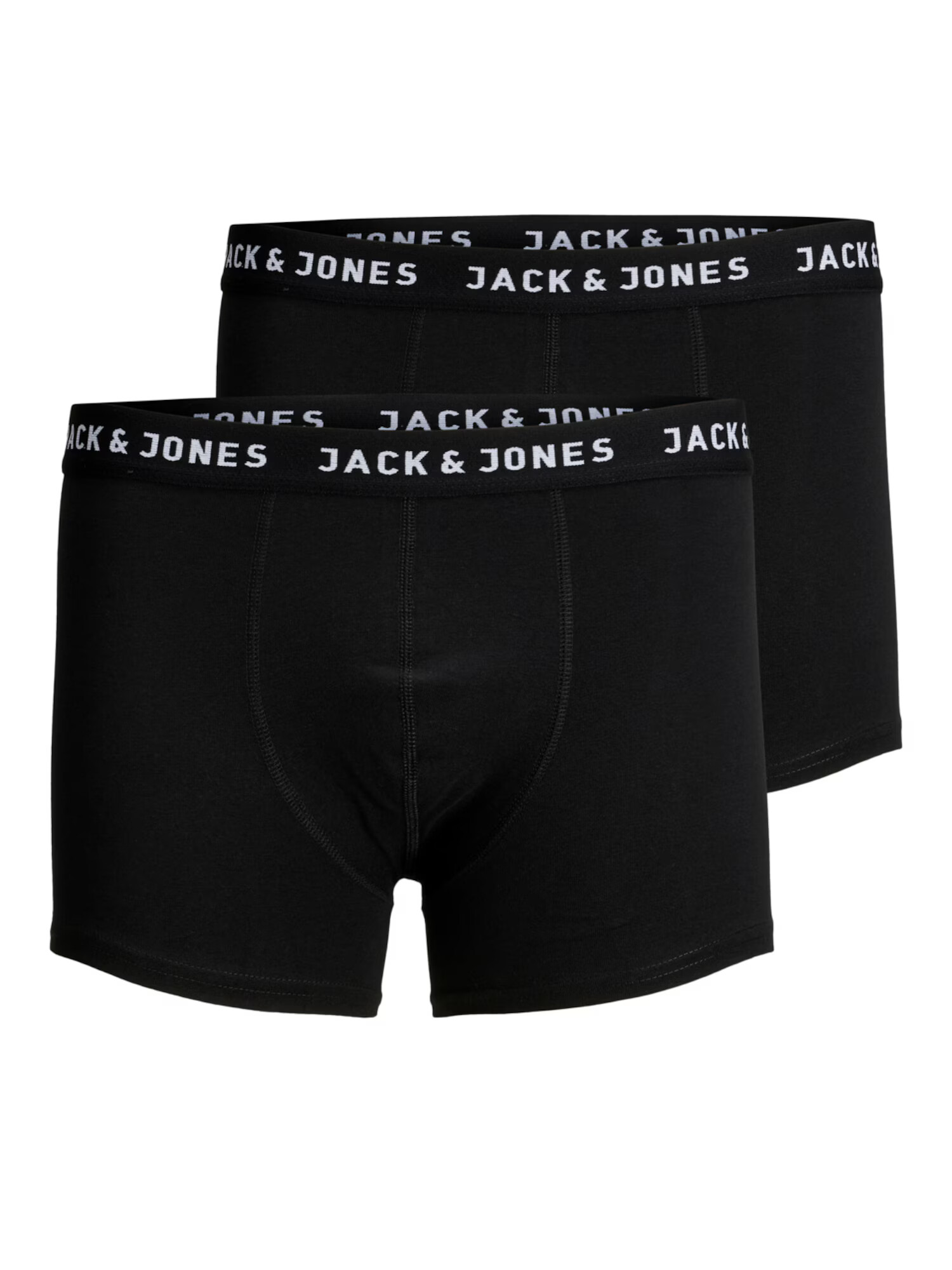 JACK & JONES Boxeri negru / alb - Pled.ro