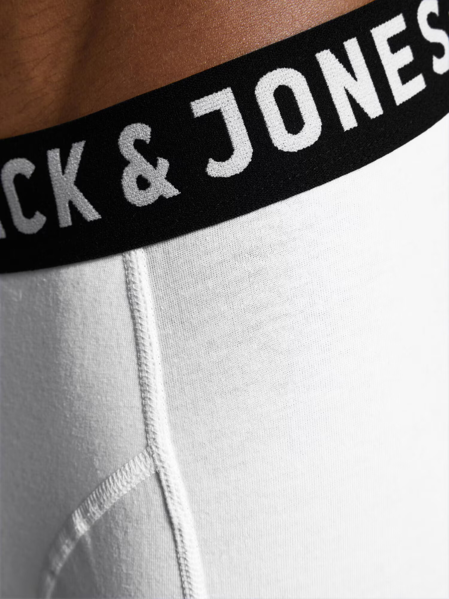 JACK & JONES Boxeri 'Sense' negru / alb - Pled.ro