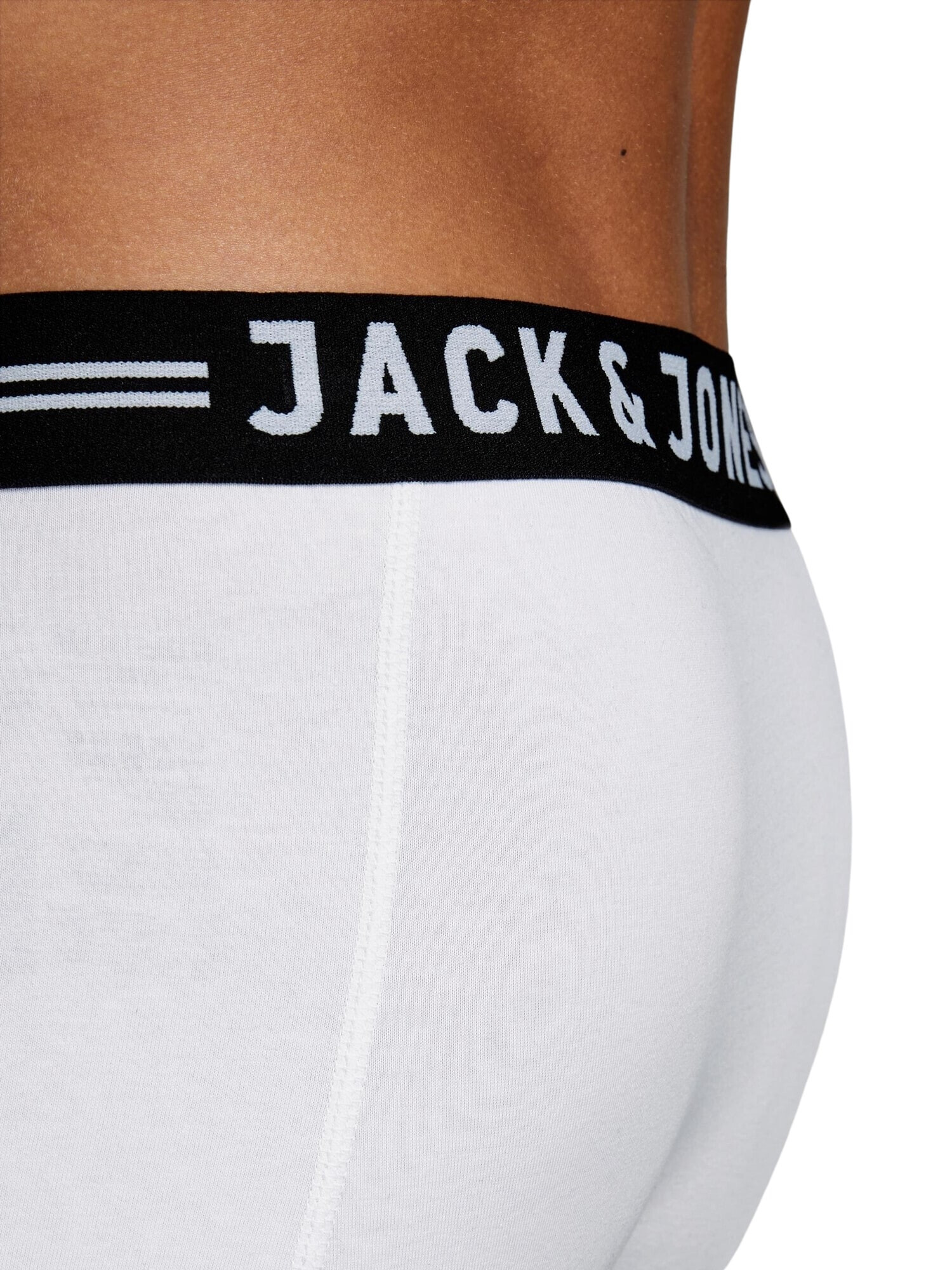 JACK & JONES Boxeri 'Sense' negru / alb - Pled.ro