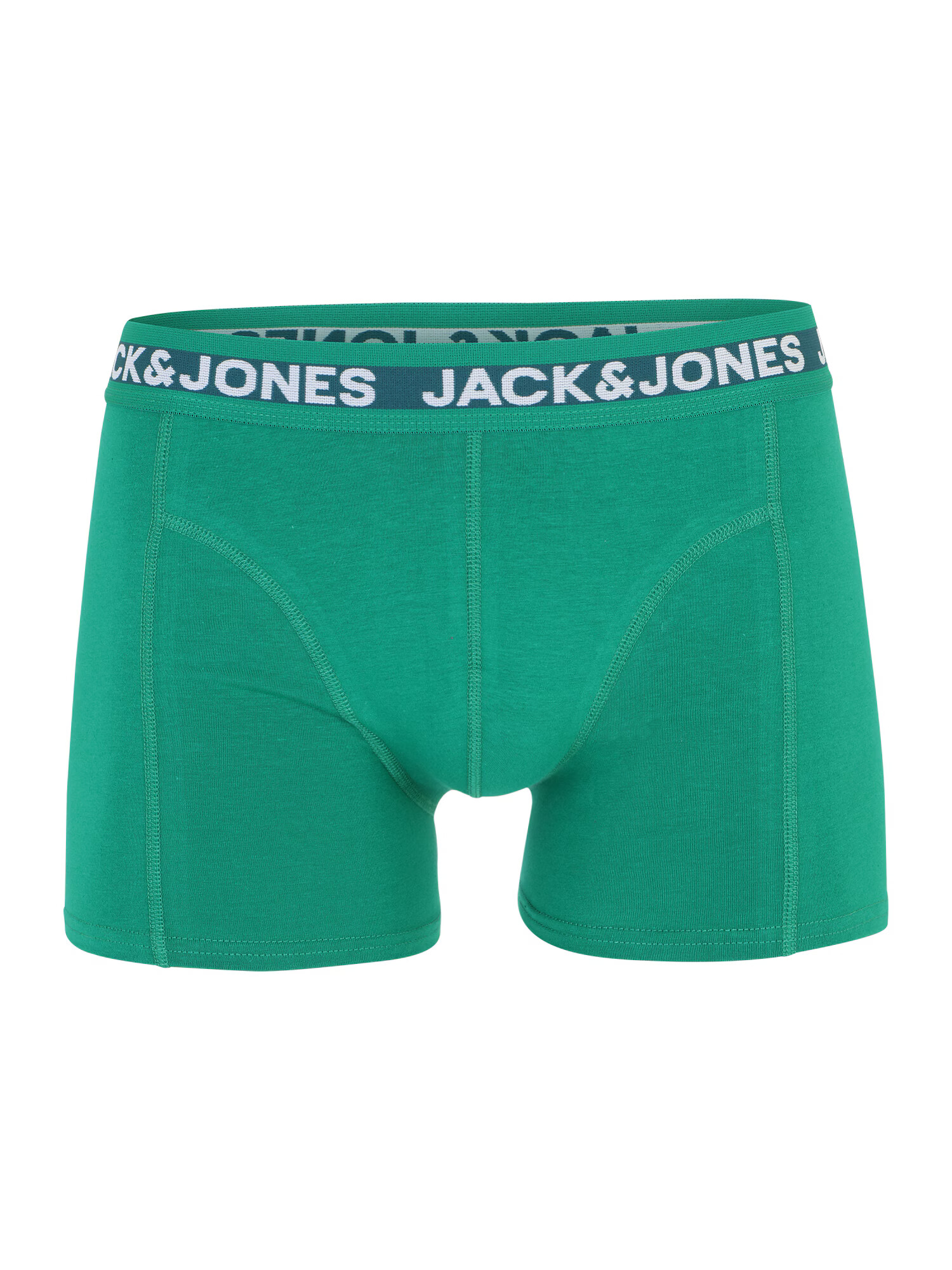 JACK & JONES Boxeri verde petrol / verde pin / alb - Pled.ro