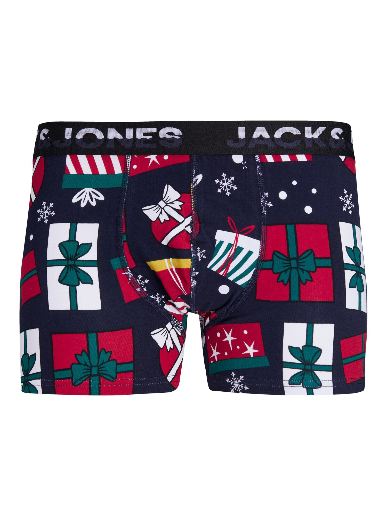 JACK & JONES Boxeri 'XMAS MOOSE' bleumarin / verde / roșu / alb - Pled.ro