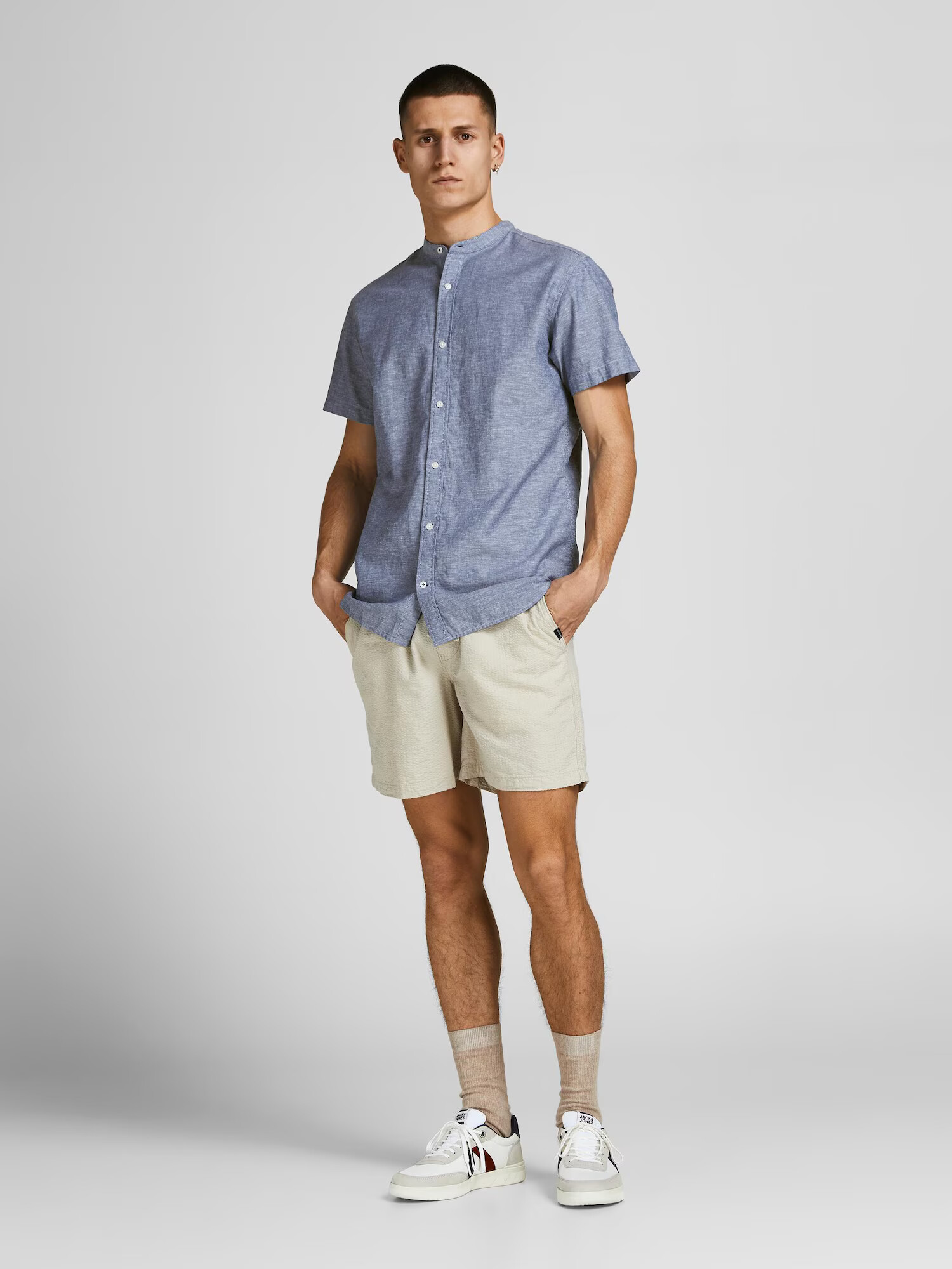 JACK & JONES Cămașă albastru deschis - Pled.ro