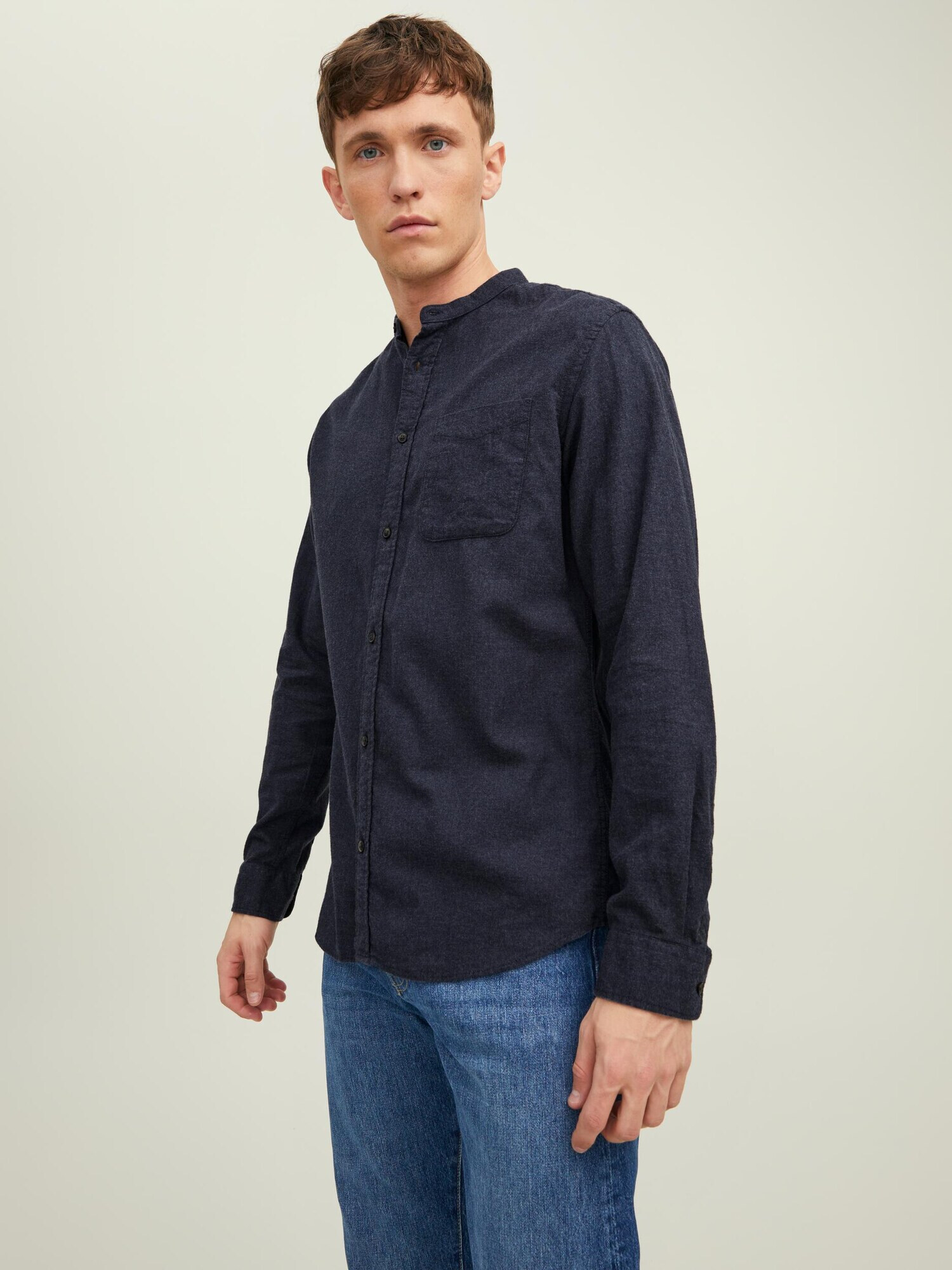 JACK & JONES Cămașă bleumarin - Pled.ro