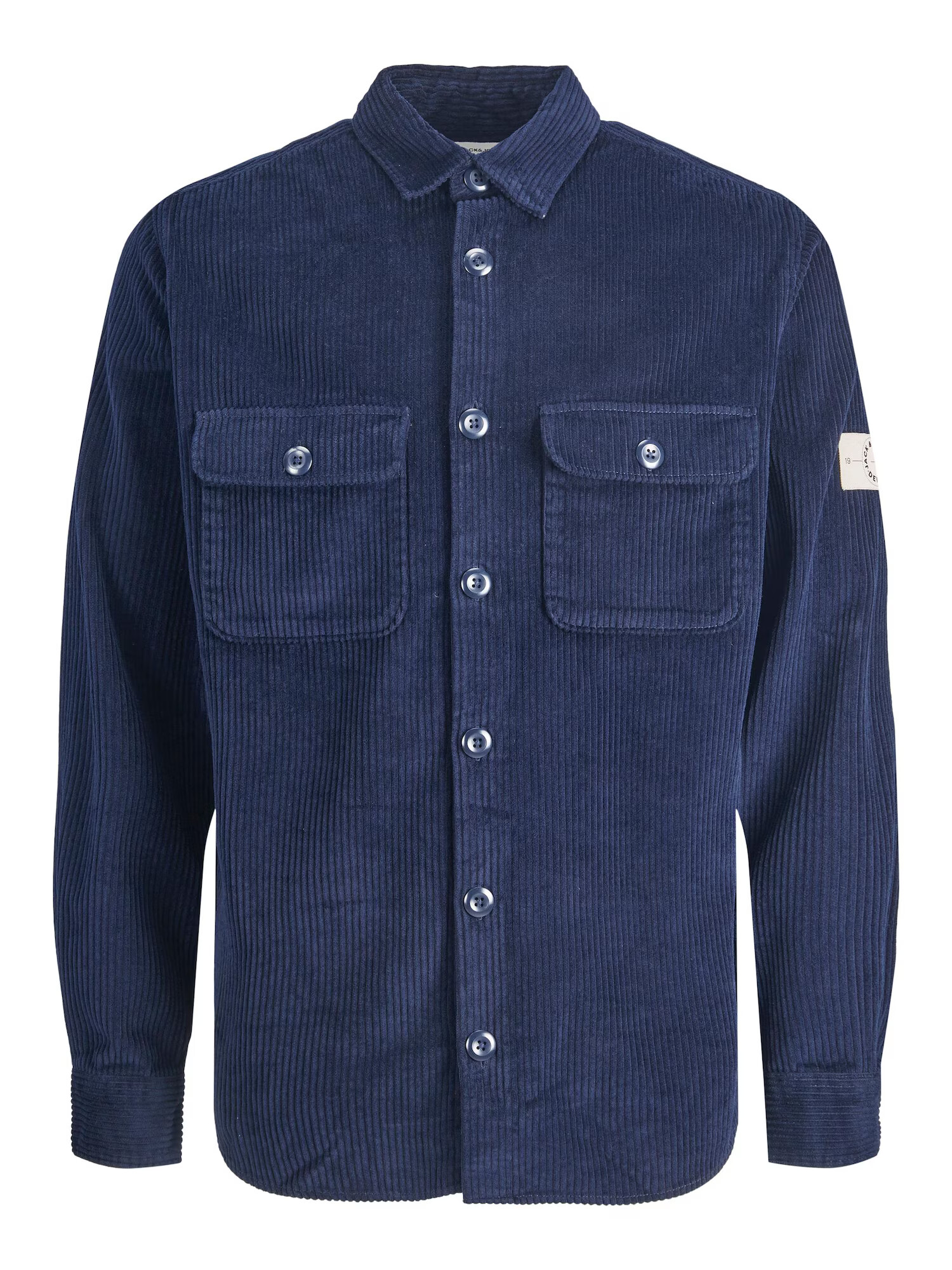 JACK & JONES Cămașă 'Darren' bleumarin / negru / alb murdar - Pled.ro