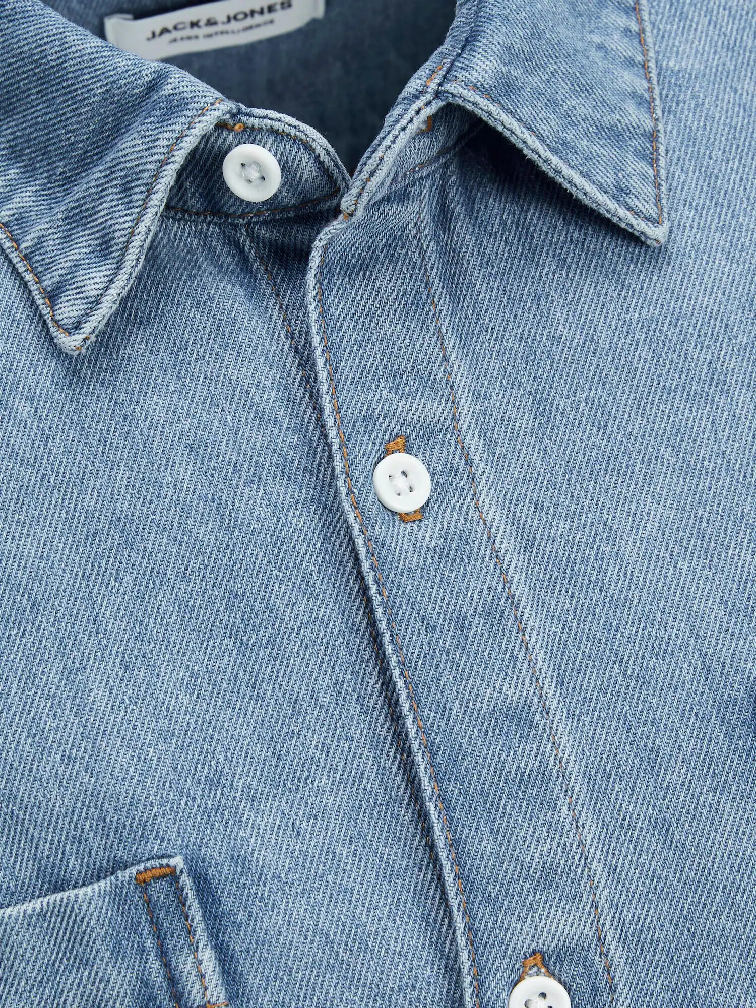 JACK & JONES Cămașă 'Jeff' albastru denim - Pled.ro